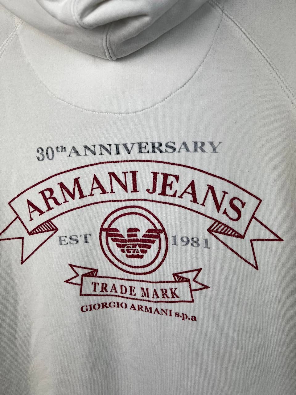 Armani Armani Jeans vintage hoodie size XL Size US XL / EU 56 / 4 - 7 Thumbnail