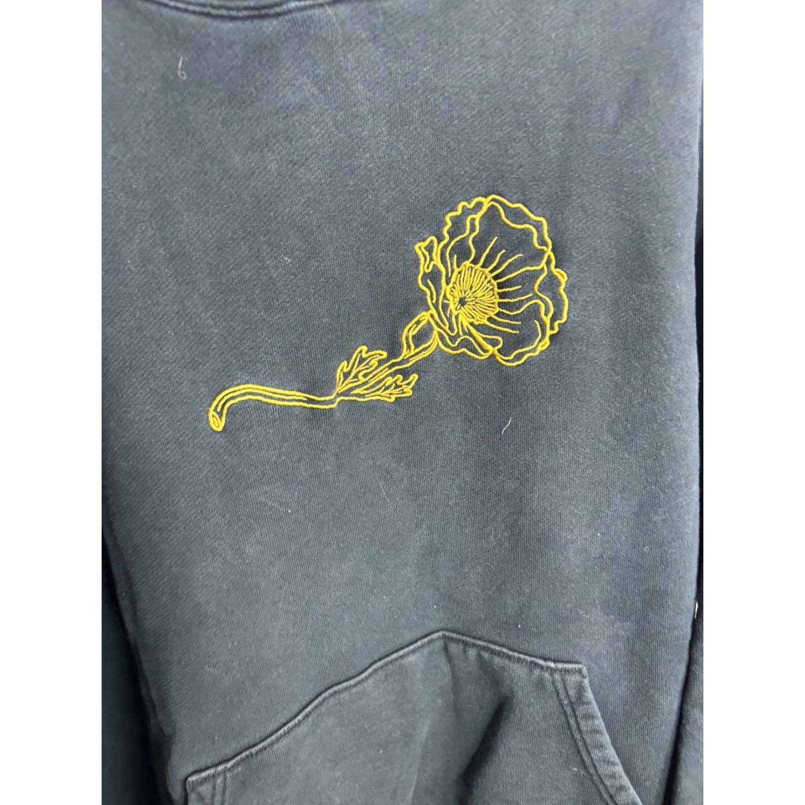 Nike Nike SB Hoodie Mens XL Black Flower Graphic Skate Sweatshirt Pullover Size US XL / EU 56 / 4 - 2 Thumbnail