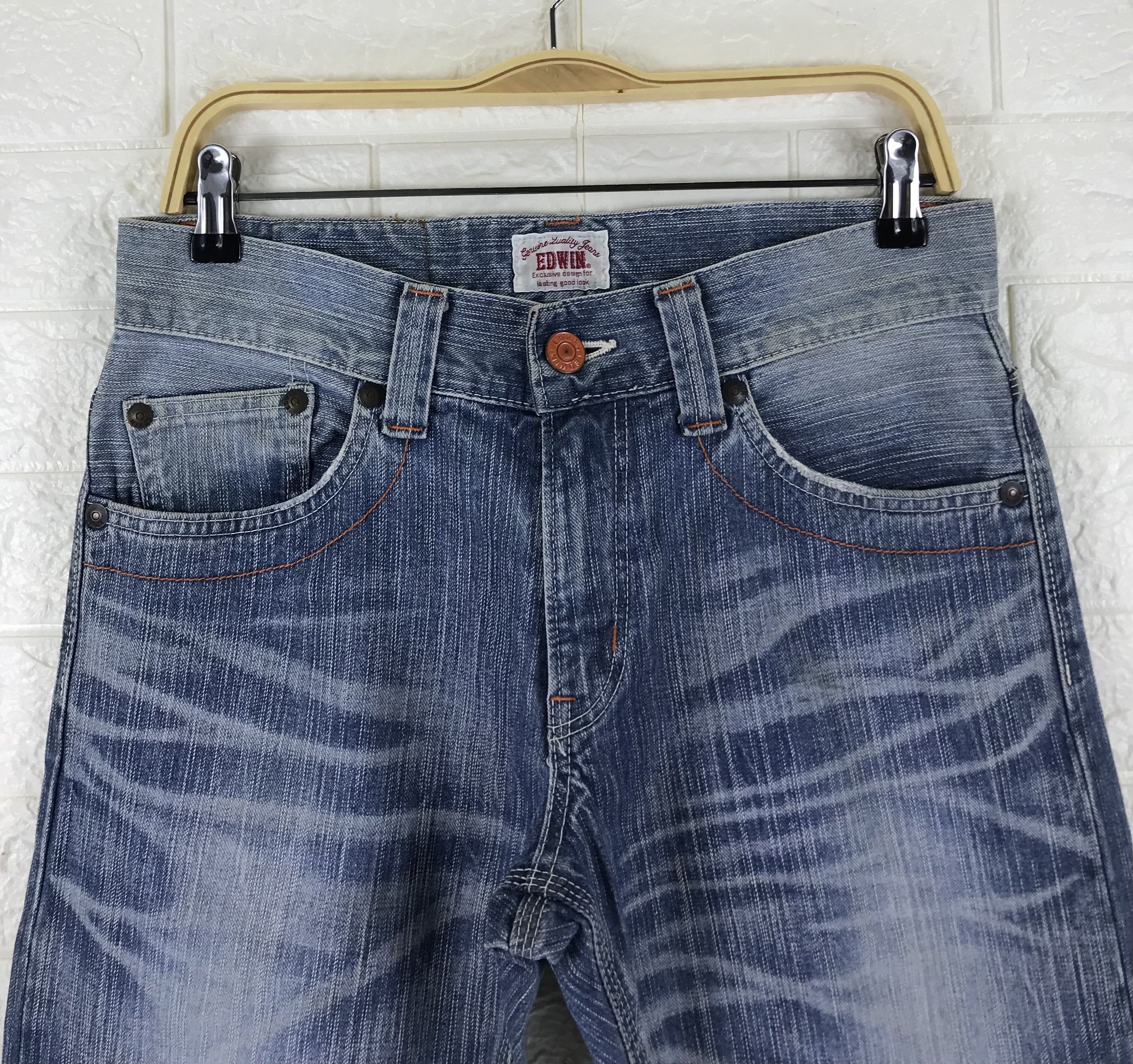 Edwin Vintage Edwin 403XVS Faded Blue Jeans Size US 31 - 2 Thumbnail