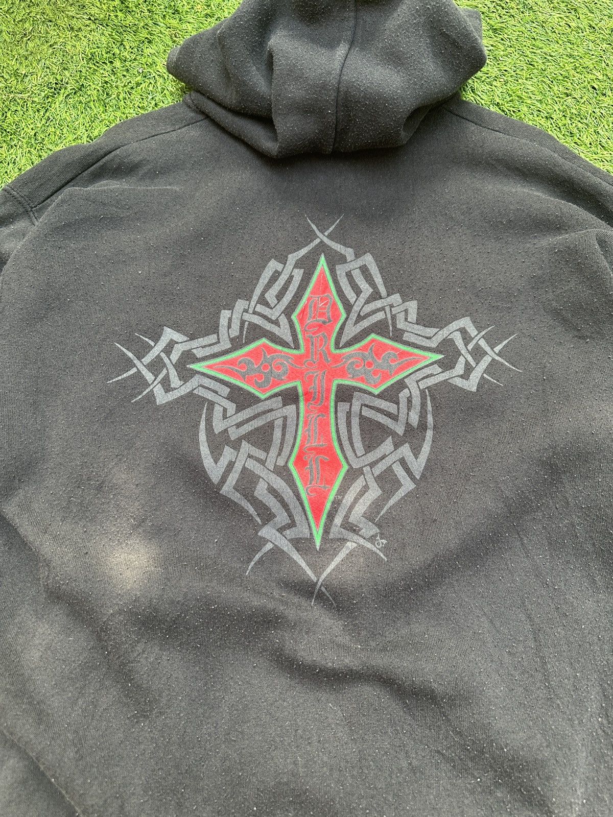 Seditionaries 🔥🔥🔥Y2K DRILL Cross Hoodies Size US L / EU 52-54 / 3 - 2 Thumbnail