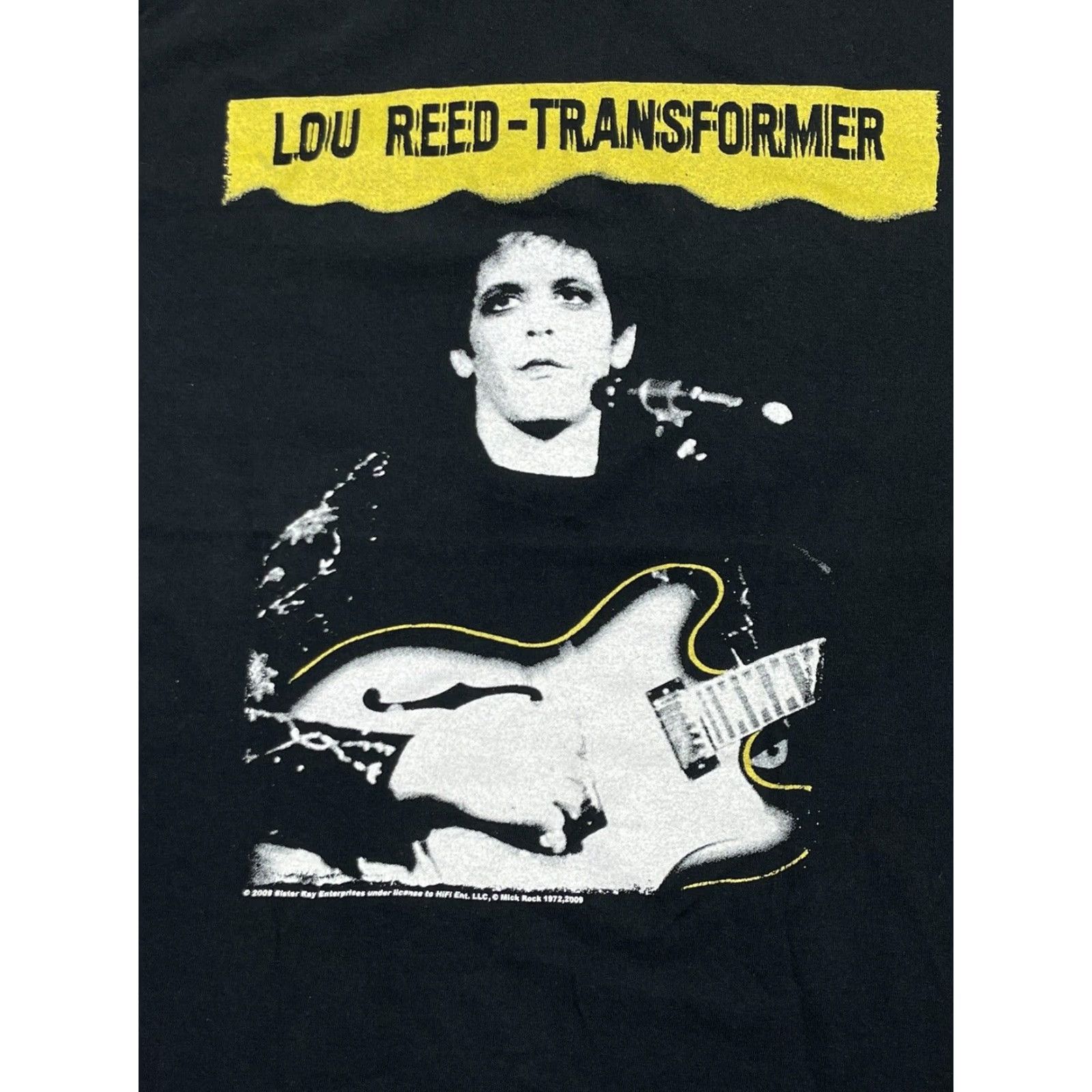 Gildan VINTAGE Lou Reed 70s Band T-Shirt Black Graphic Punk Rock Sz L Unisex Adults Size US L / EU 52-54 / 3 - 2 Thumbnail
