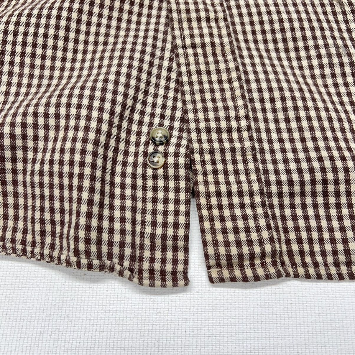 Tommy Hilfiger × Vintage Vintage Tommy Hilfiger Shirt Brown Tan Plaid Collared Button Size US XL / EU 56 / 4 - 6 Thumbnail