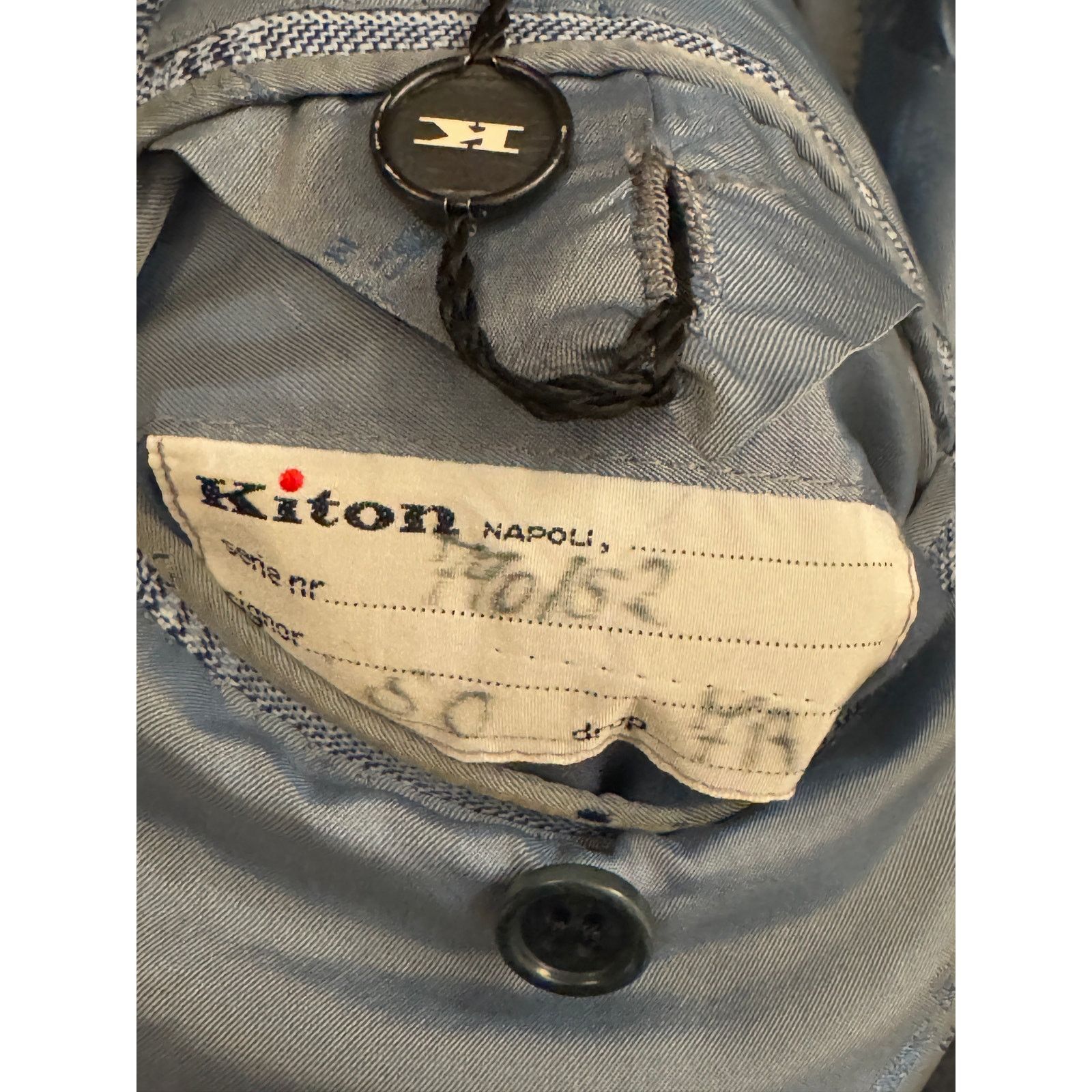 Kiton Kiton Men's Blue Cashmere Blend Blazer Size US M / EU 48-50 / 2 - 3 Thumbnail