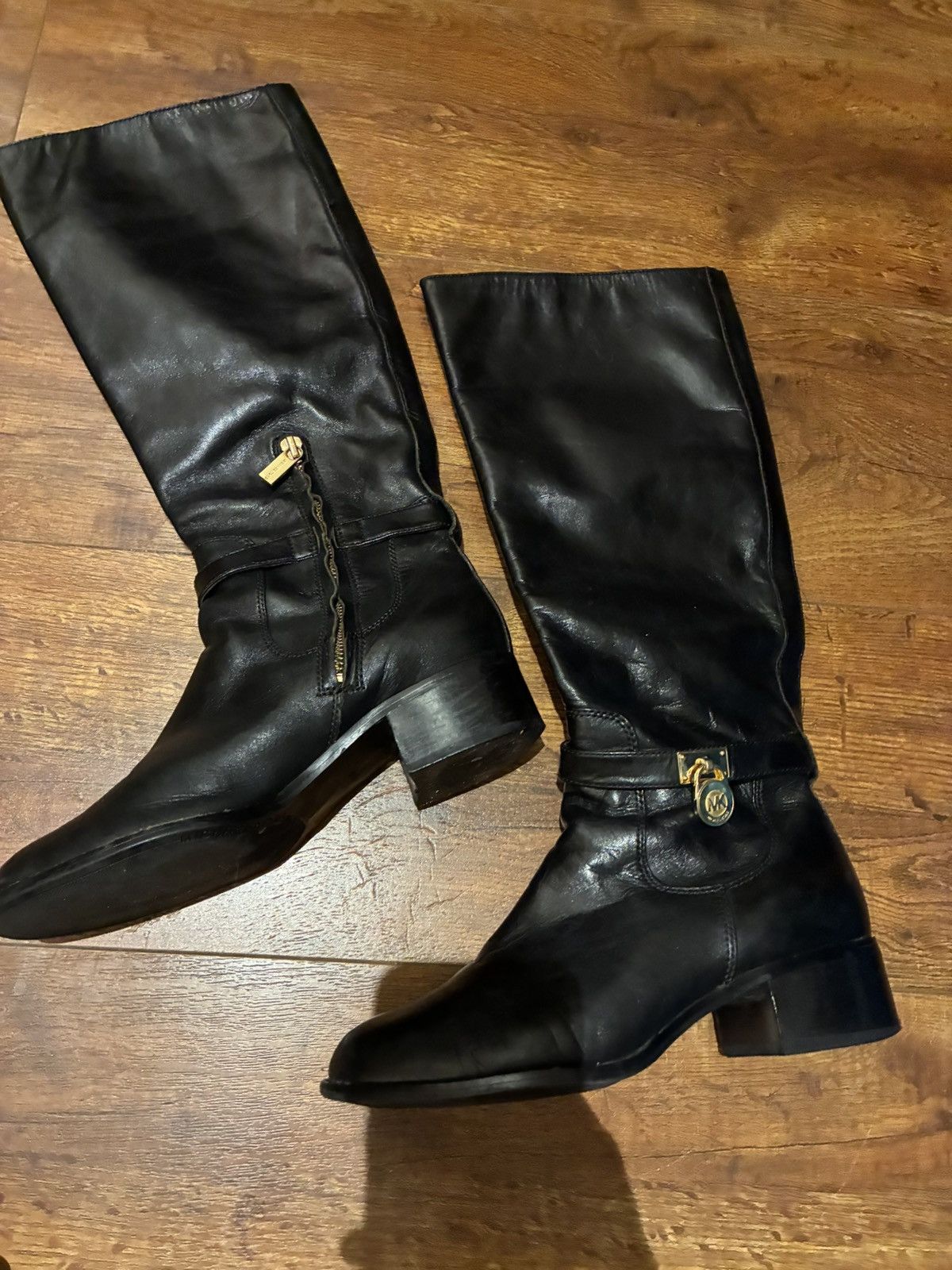 Michael Kors Mk leather boots Size US 7 / IT 37 - 1 Thumbnail