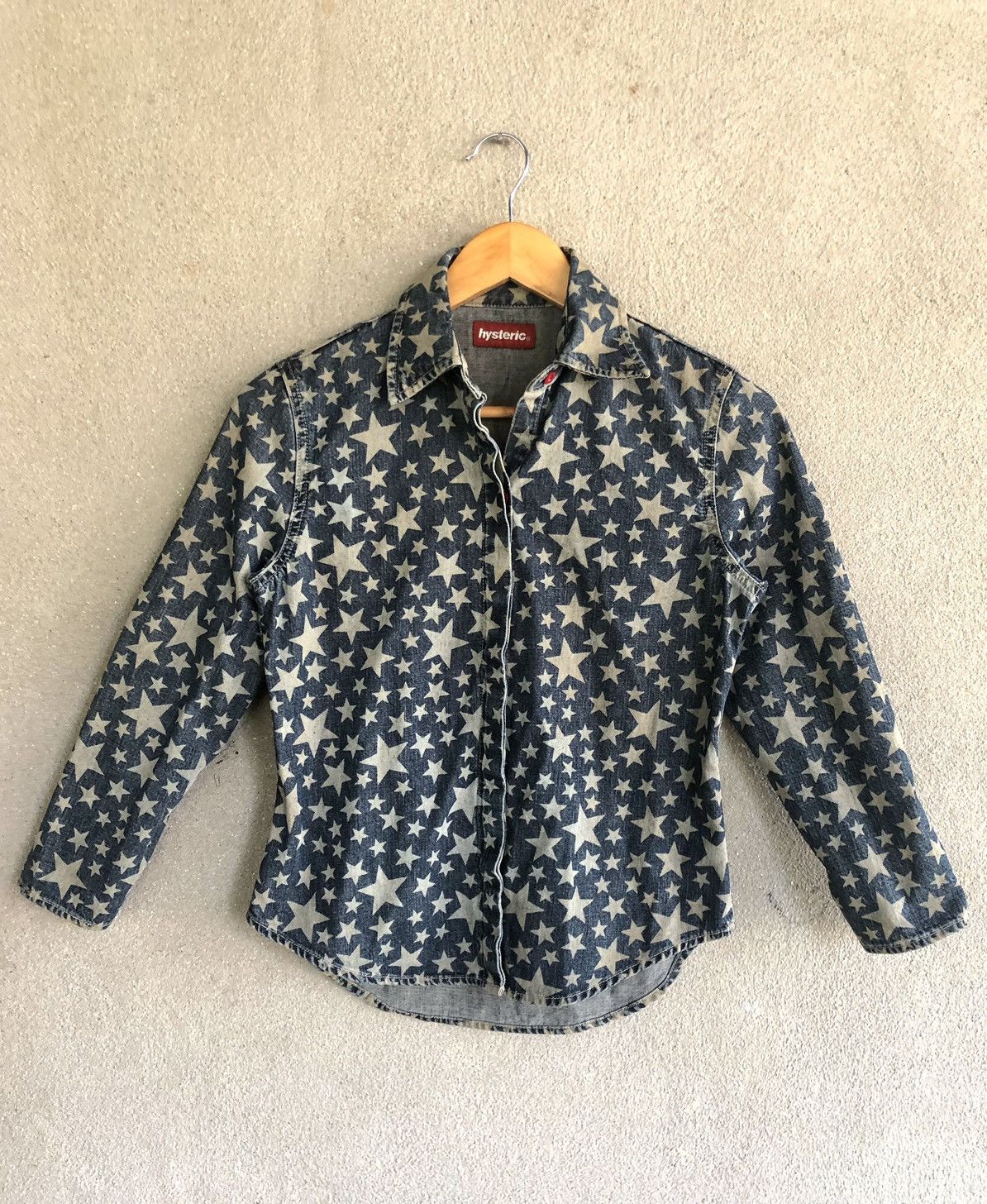 Hysteric Glamour Hysteric Glamour all over print stars denim shirts Size S / US 4 / IT 40 - 2 Thumbnail