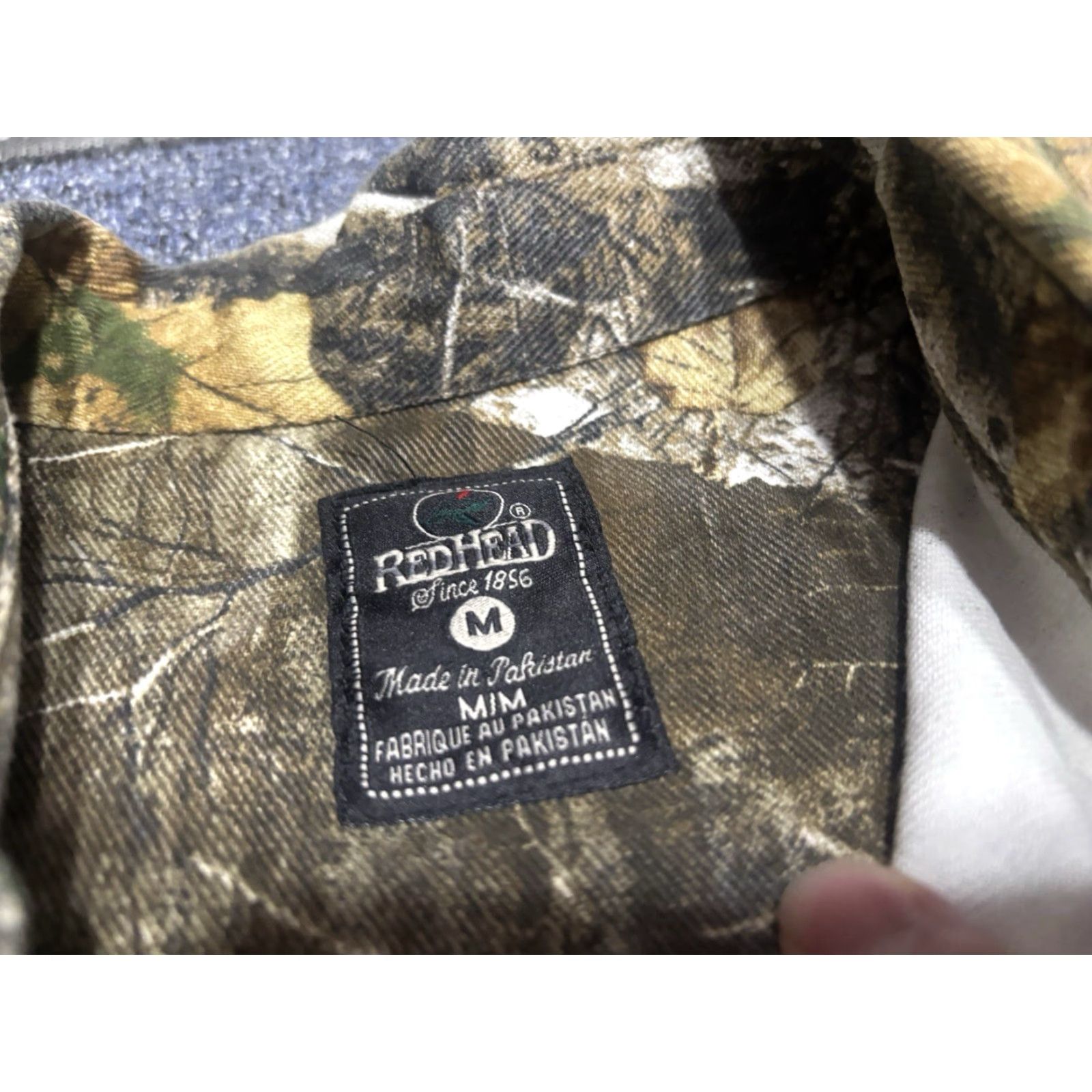 Realtree VINTAGE RedHead Shirt Mens M Realtree Camo Flannel Button Up Hunting 90s K1 Size US M / EU 48-50 / 2 - 2 Thumbnail