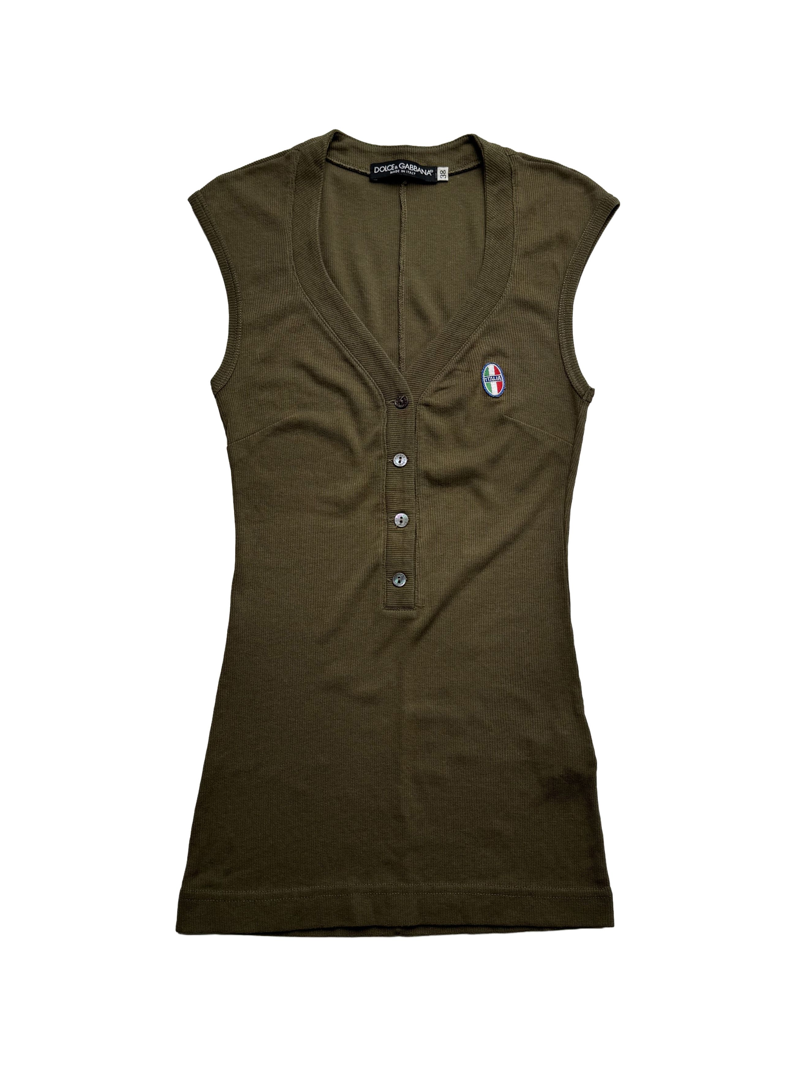 Dolce & Gabbana Dolce&Gabbana Vintage Tank Top Size XS / US 0-2 / IT 36-38 - 4 Thumbnail
