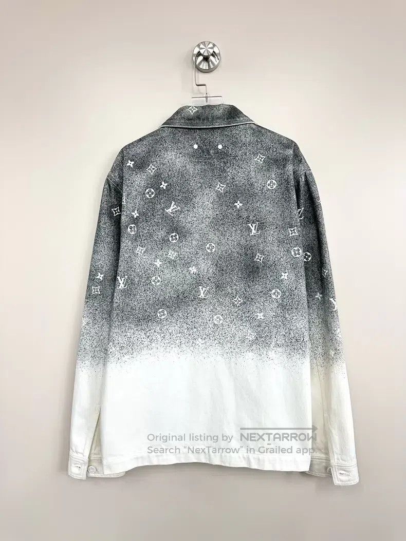 Louis Vuitton Louis Vuitton Grey Star Gradient Denim Jacket Size US XS / EU 42 / 0 - 2 Thumbnail