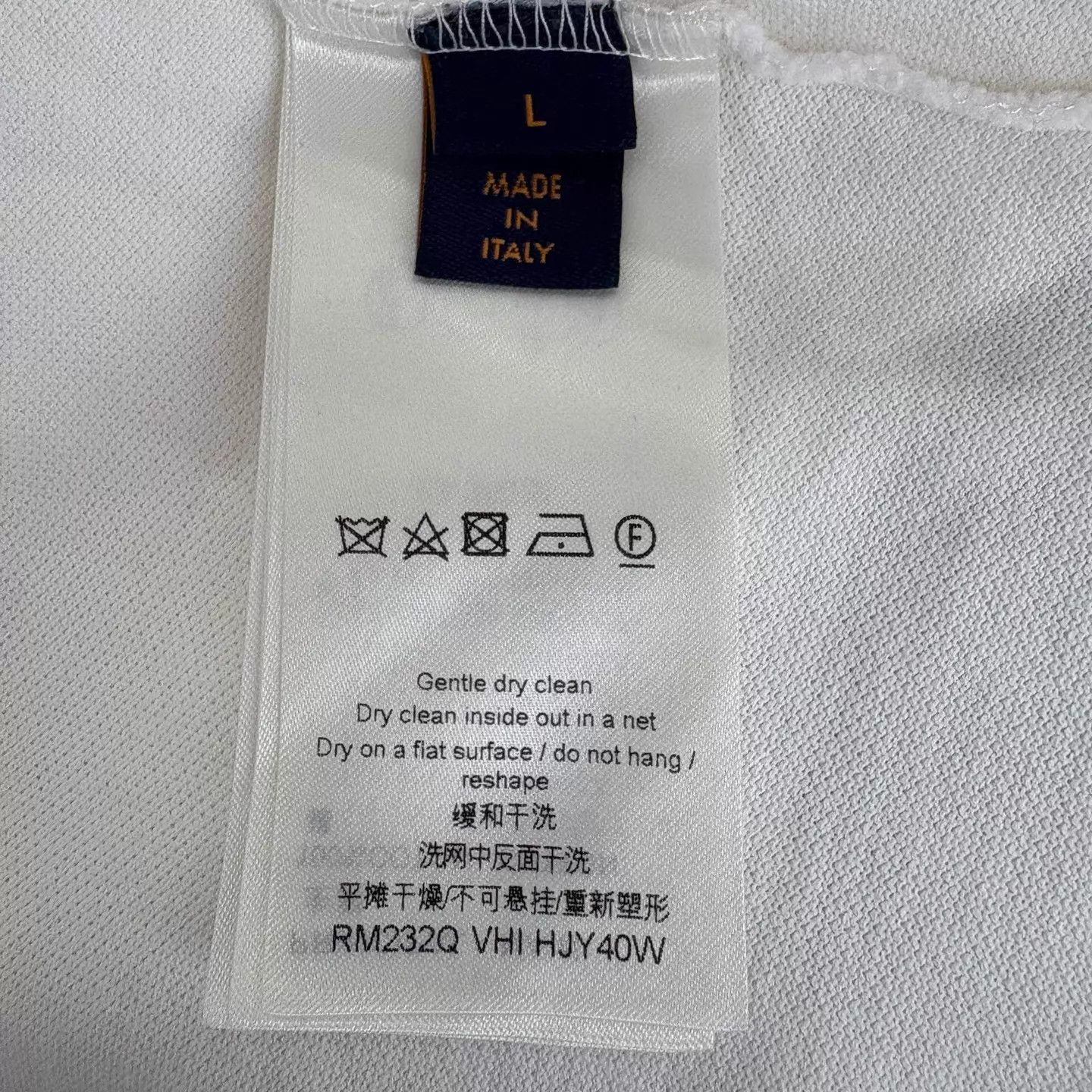 Louis Vuitton LV White Damier Reverse Short Sleeve Tee L Size US L / EU 52-54 / 3 - 4 Thumbnail