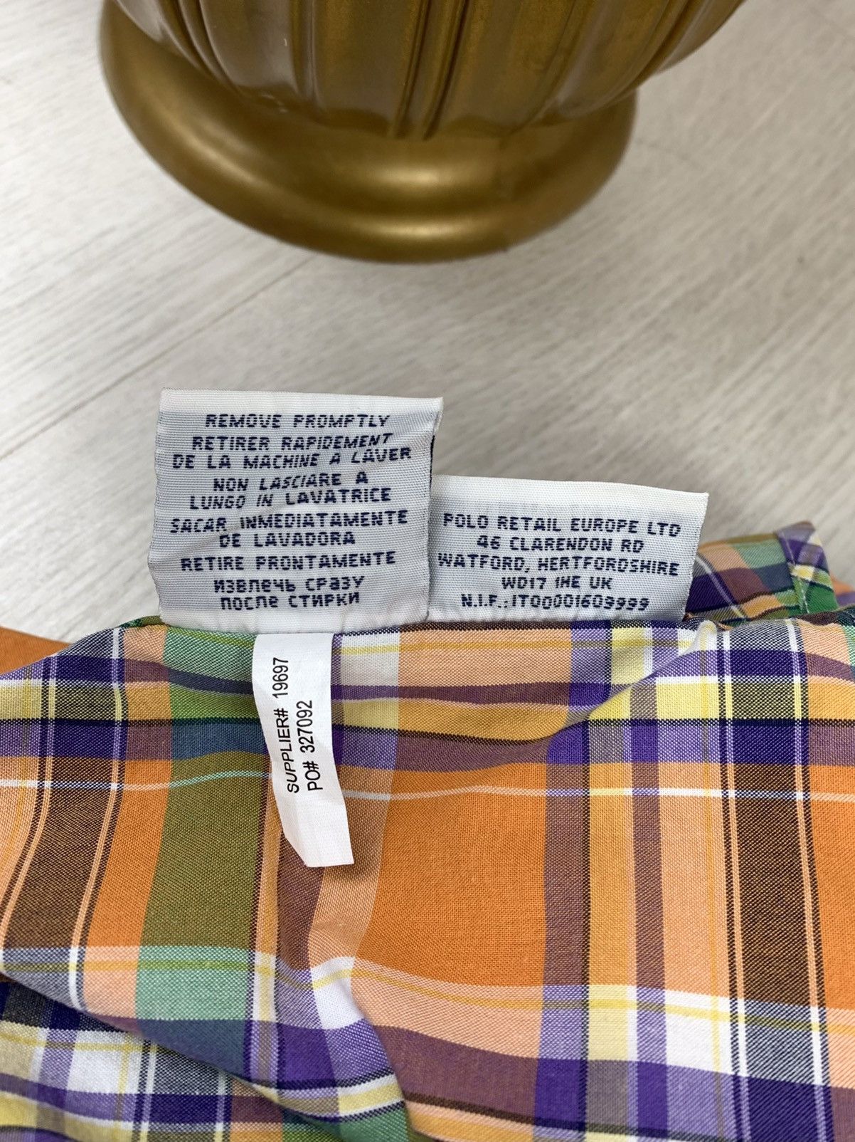 Polo Ralph Lauren Polo Ralph Lauren Vintage LS Mens Plaid Button Shirt Size M Size US M / EU 48-50 / 2 - 9 Thumbnail