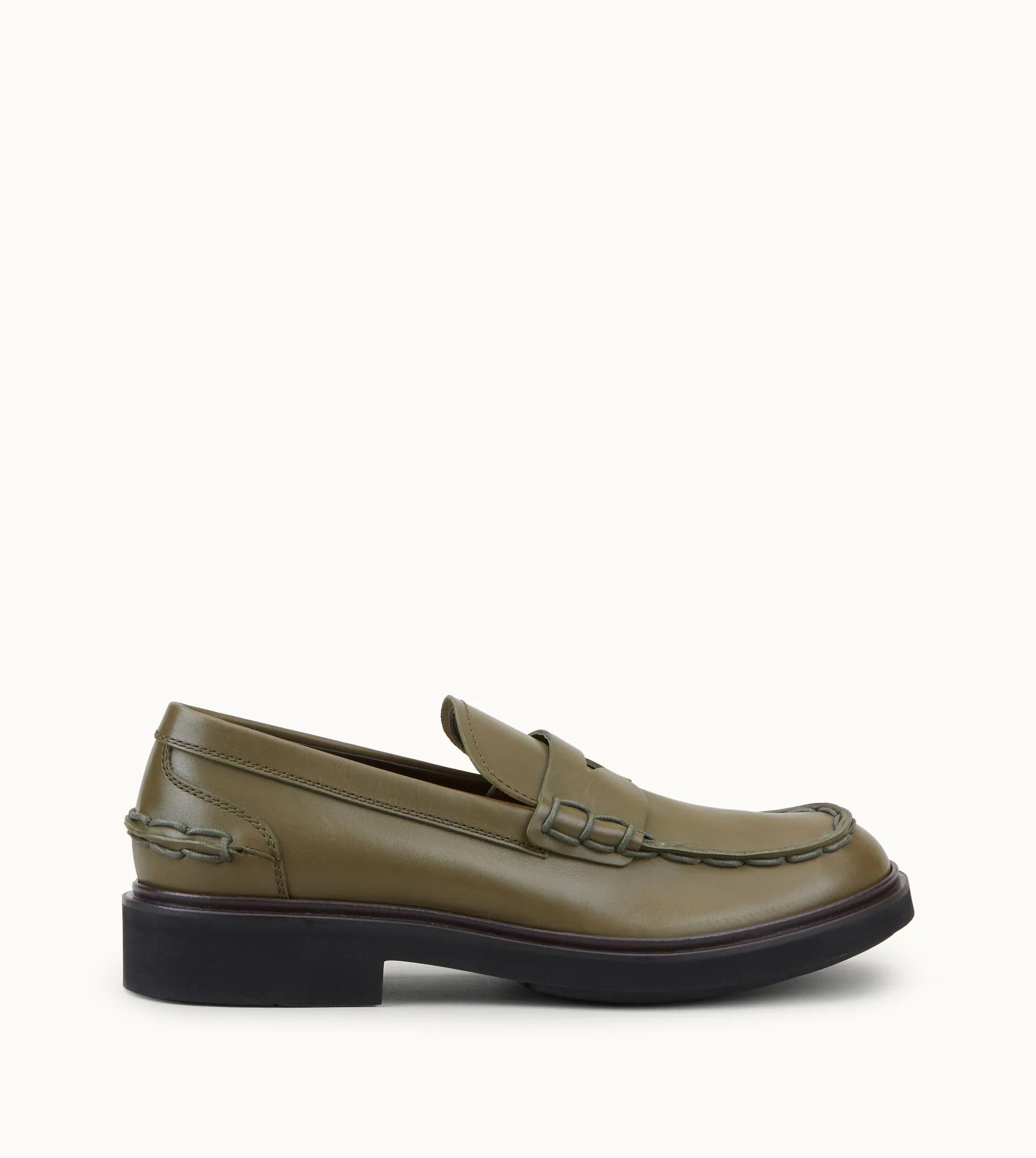 image of Tods O1Lxy1Mk0524 Loafers In Military Green, Men's (Size 11)