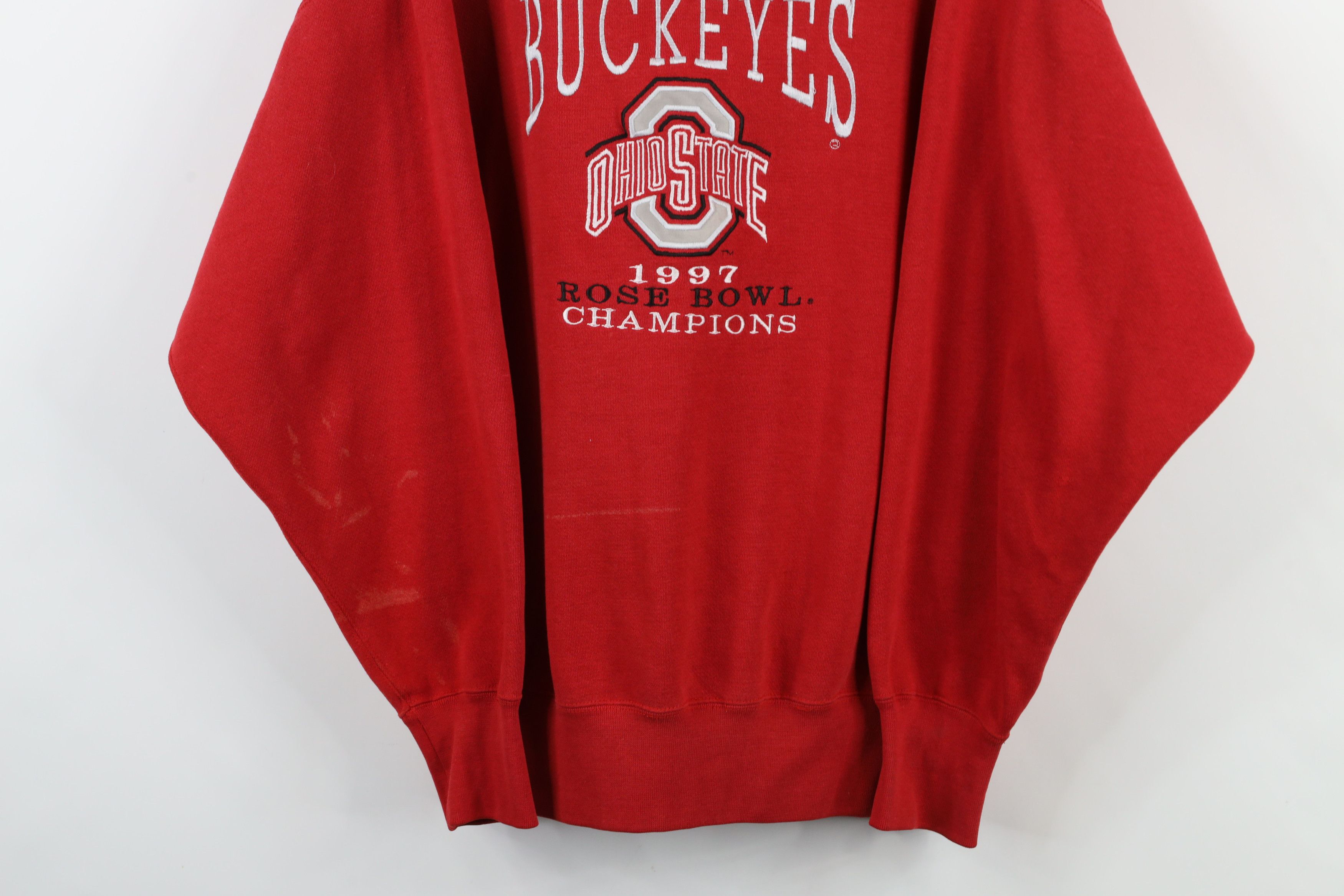 Vintage Vintage 1997 Rose Ohio State University Football Sweatshirt Size US XL / EU 56 / 4 - 3 Thumbnail