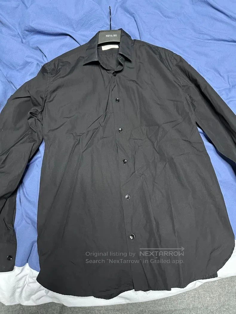 Saint Laurent Paris SAINT LAURENT Men's Black Shirt 38. Size US S / EU 44-46 / 1 - 2 Thumbnail