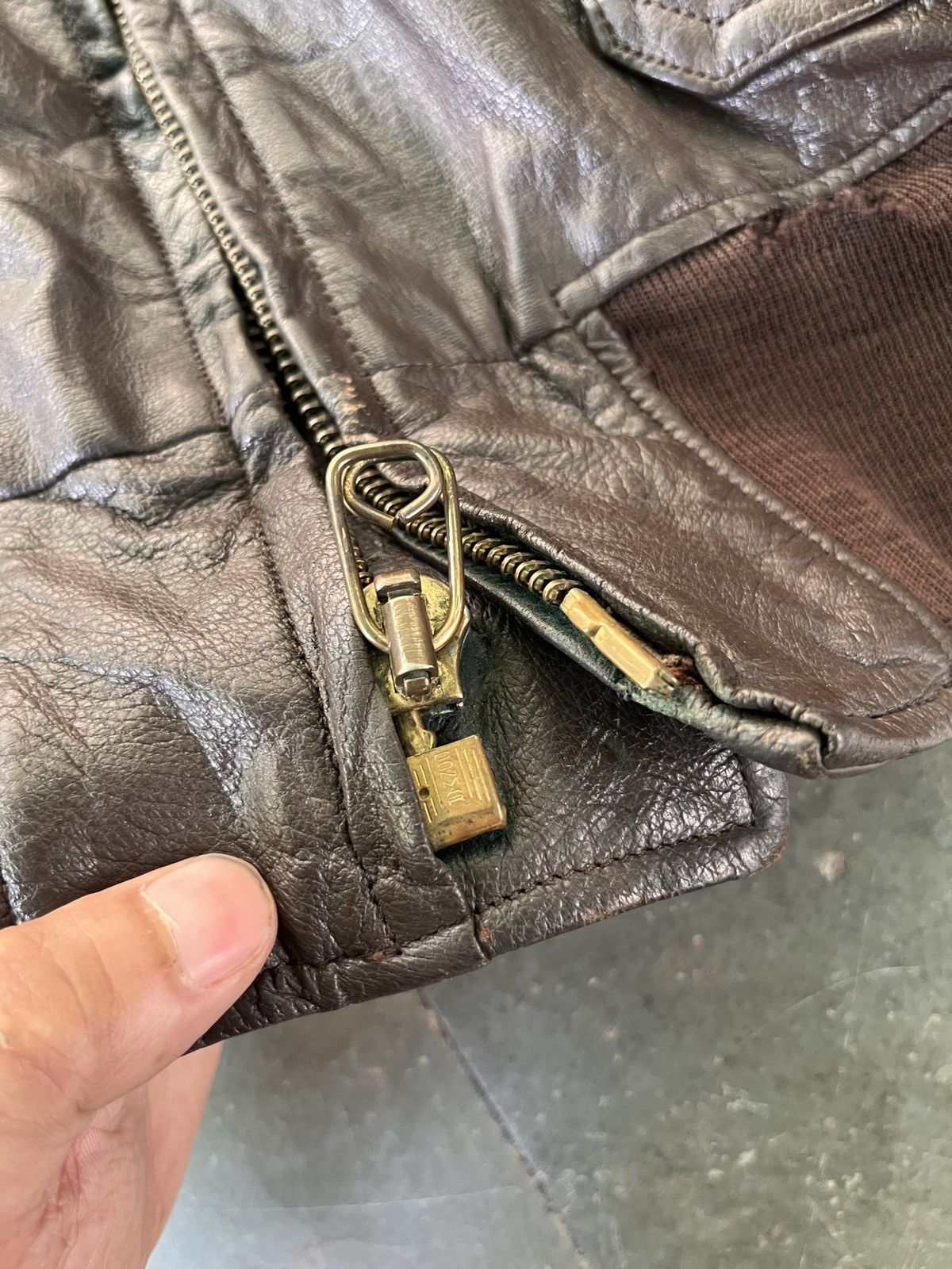 Vintage Rare 1968 U.S. Navy G-1 Flight Jacket Martin Lane Co. Inc. Size US L / EU 52-54 / 3 - 8 Thumbnail