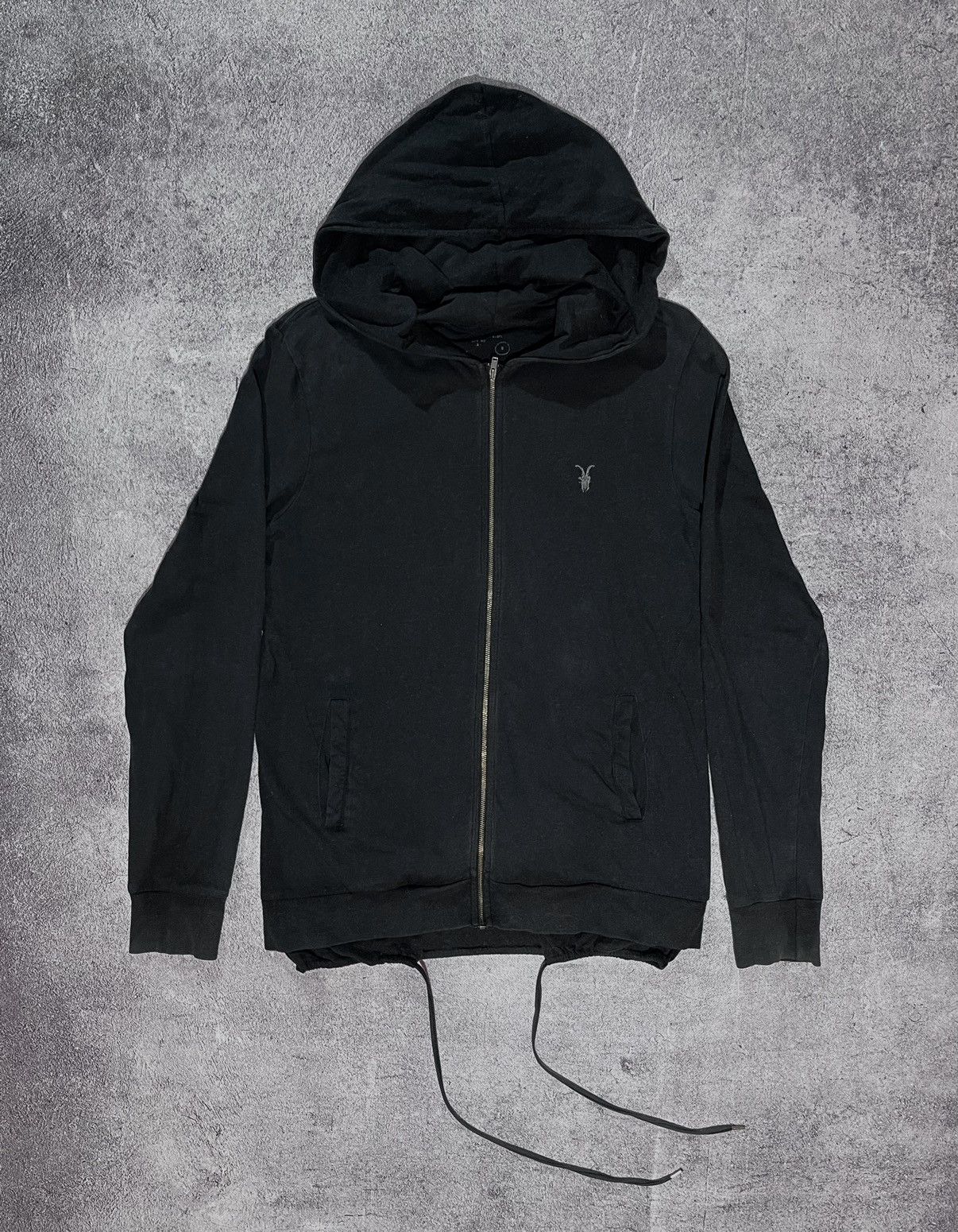 Allsaints × Japanese Brand × Vintage Vintage Rick Owens Style Allsaints Full Zip Hoodie Size S Size US S / EU 44-46 / 1 - 1 Thumbnail
