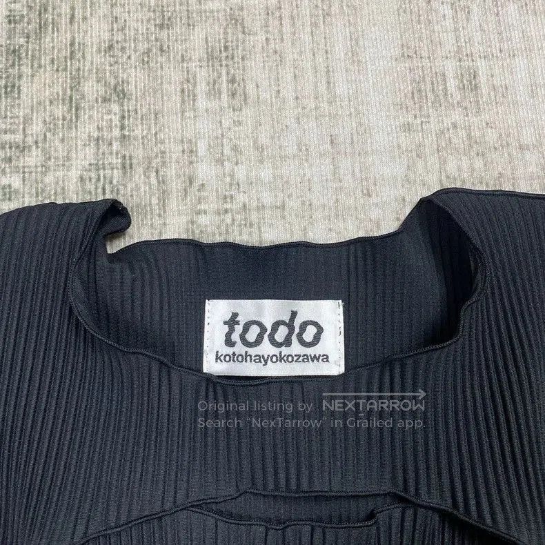 Japanese Brand Todo Kotohayokozawa Women's Sleeveless Top. Size S / US 4 / IT 40 - 2 Thumbnail
