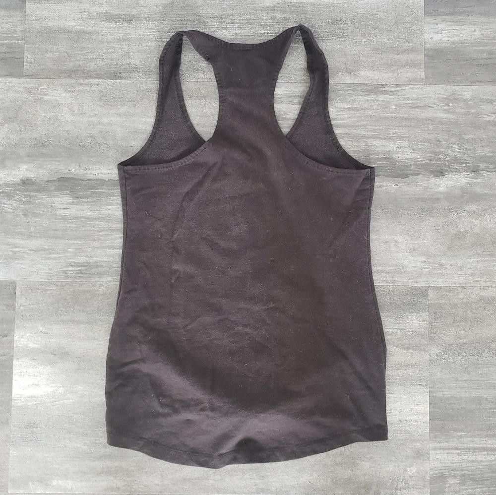 Next Level Apparel Black Straight Outta Inferno Pilates Racerback Tank Size S / US 4 / IT 40 - 2 Thumbnail