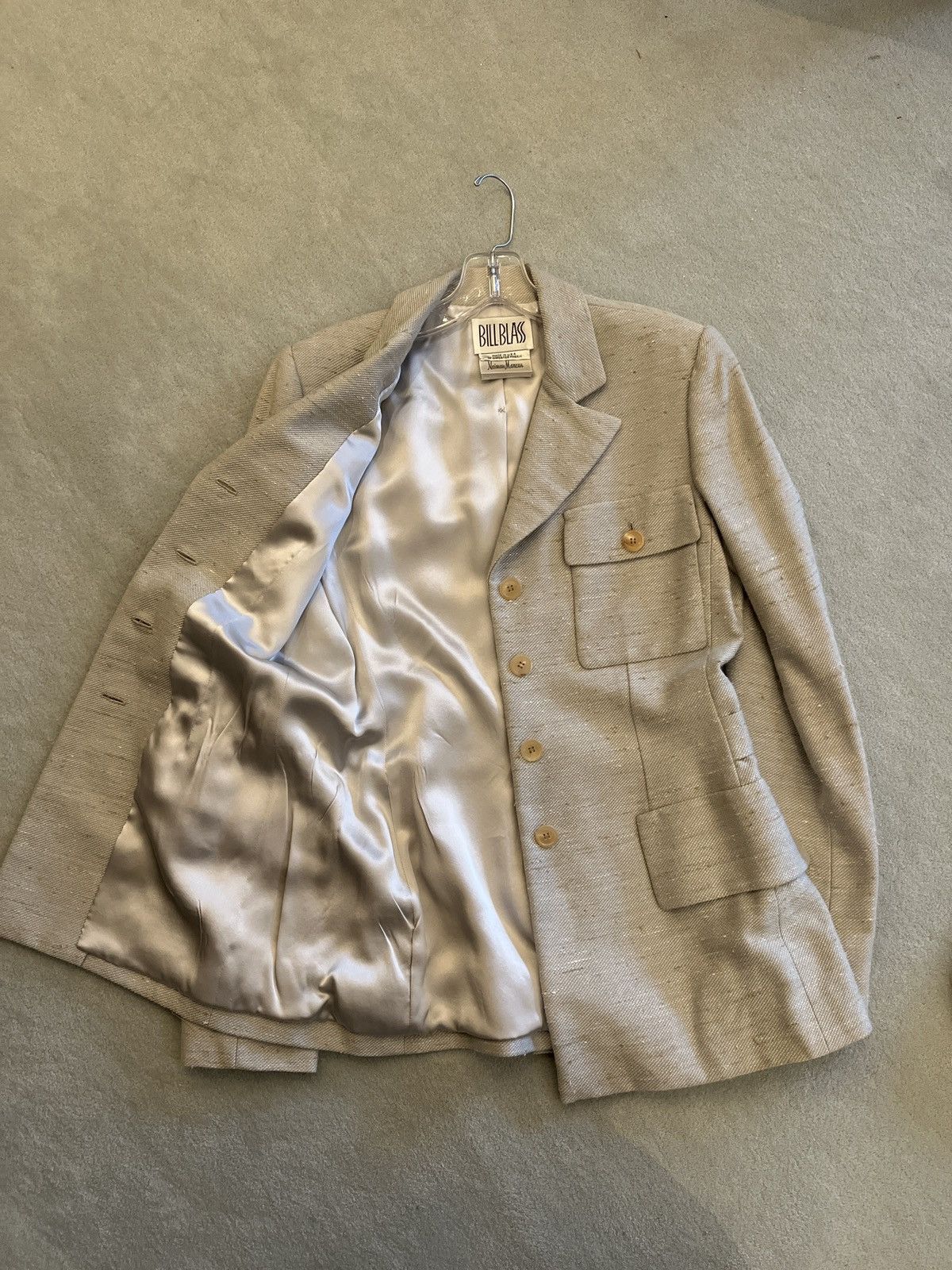 Bill Blass Bill Blass Grey Blazer Size M / US 6-8 / IT 42-44 - 4 Thumbnail