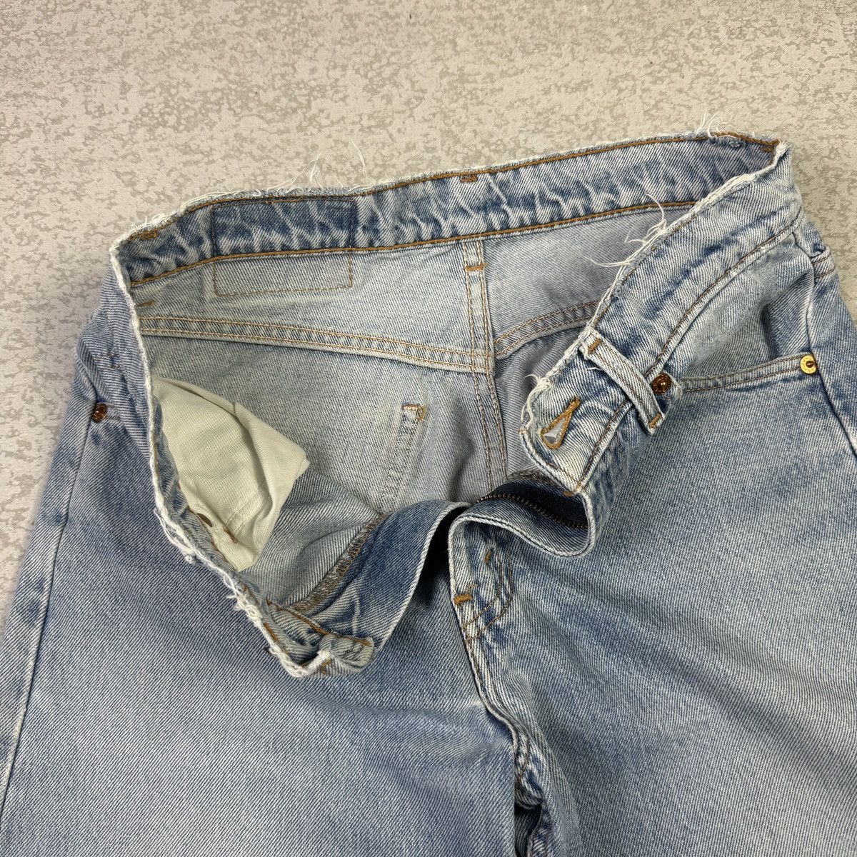 Levi's 💥Vintage 90s Levis 612 Orange Tab Blue Washed Denim Pant Size US 29 - 9 Thumbnail