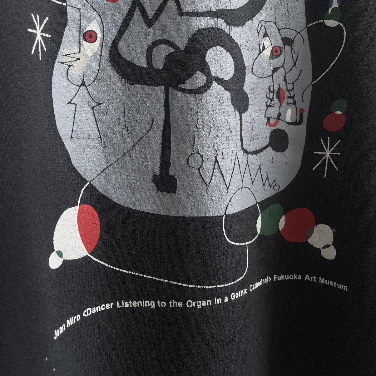 Art Comes First Vintage Thrashed Joan Miro Successio Artwork Size US M / EU 48-50 / 2 - 5 Thumbnail
