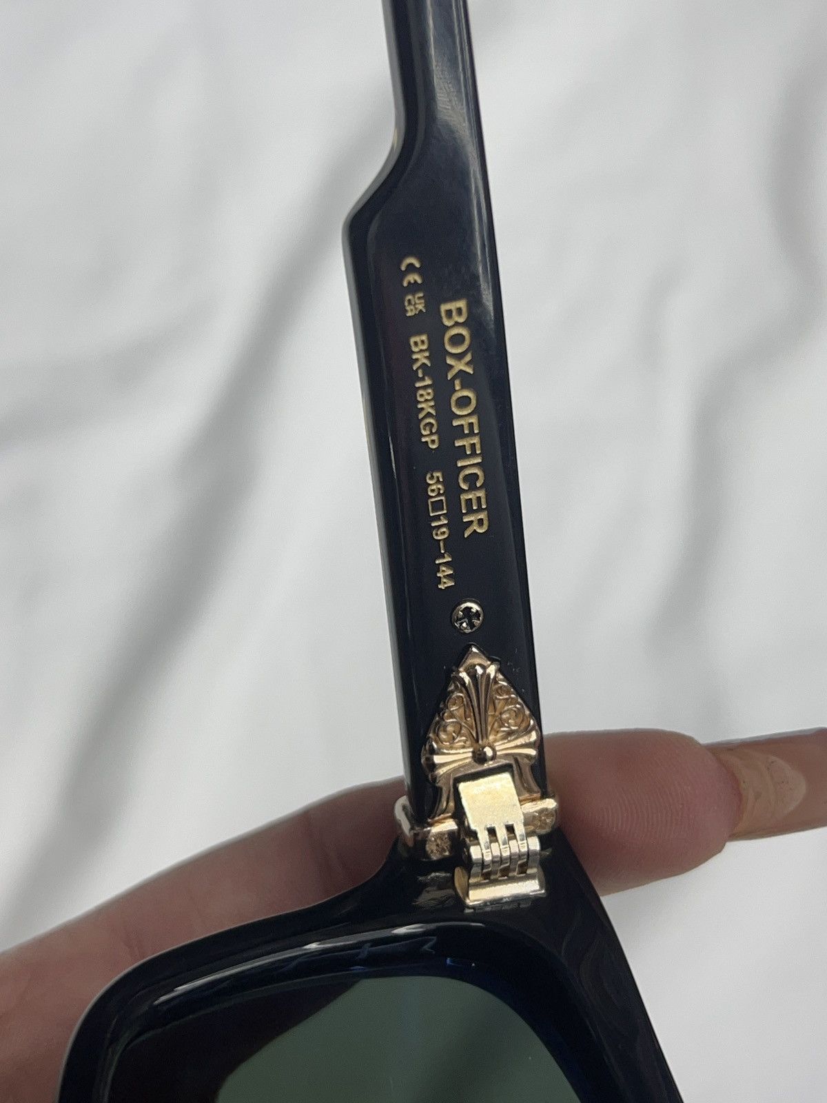 Chrome Hearts Chrome Hearts Box Officer Sunglasses Size ONE SIZE - 7 Thumbnail