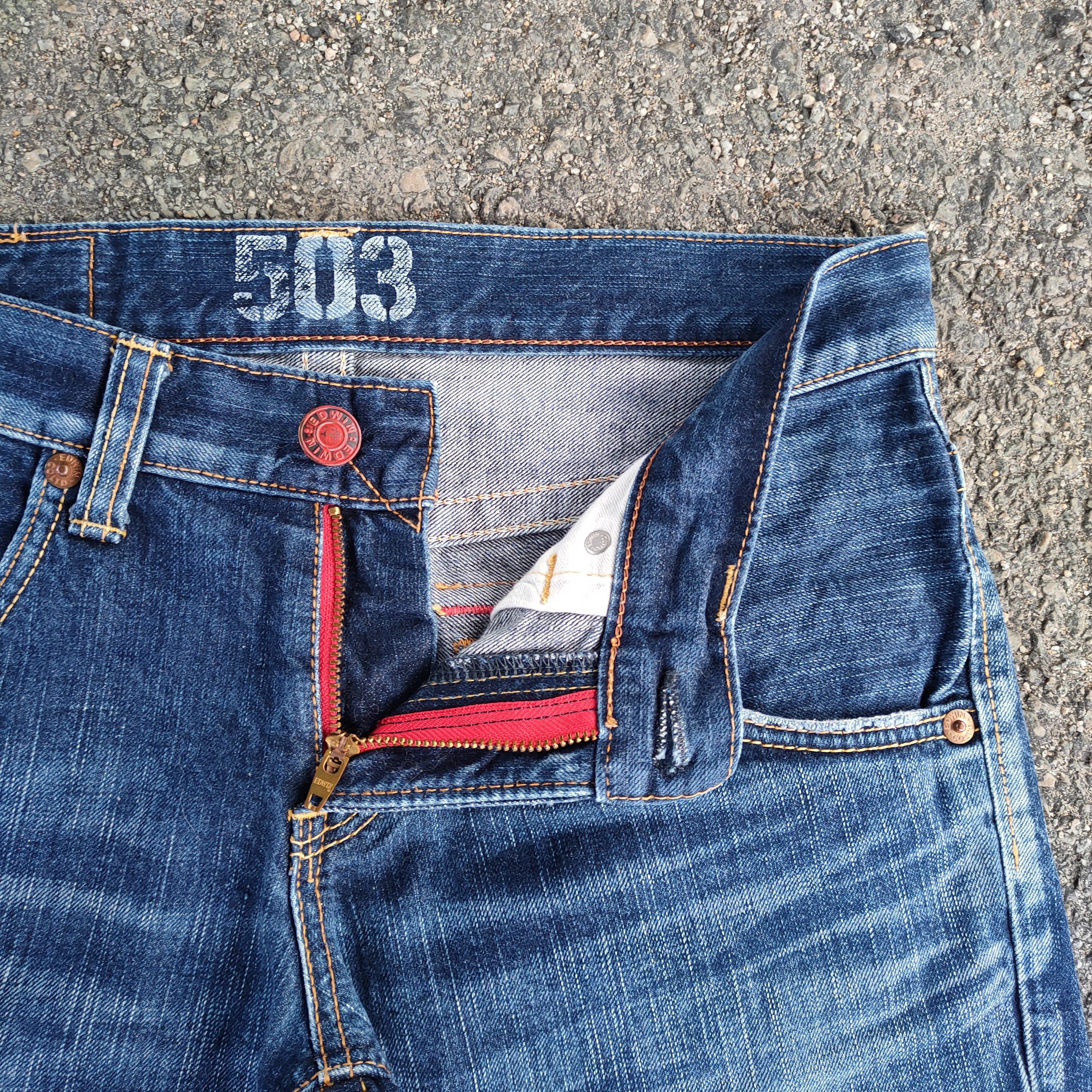 Edwin VINTAGE EDWIN BLUE TRIP FADED JEANS DENIM PANTS Size US 32 / EU 48 - 6 Thumbnail