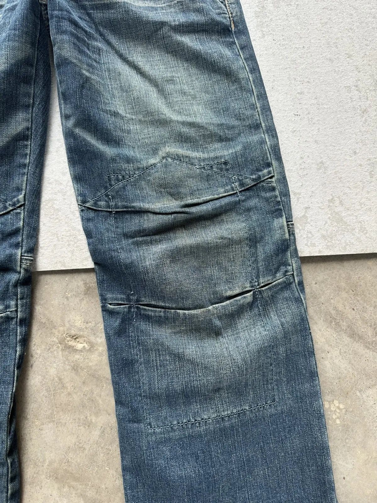 Marithe + Francois Girbaud CRAZY💥Vintage MARITHE FRANCOIS GIRBAUD Jean DoubleKnee Pants Size US 30 / EU 46 - 8 Thumbnail