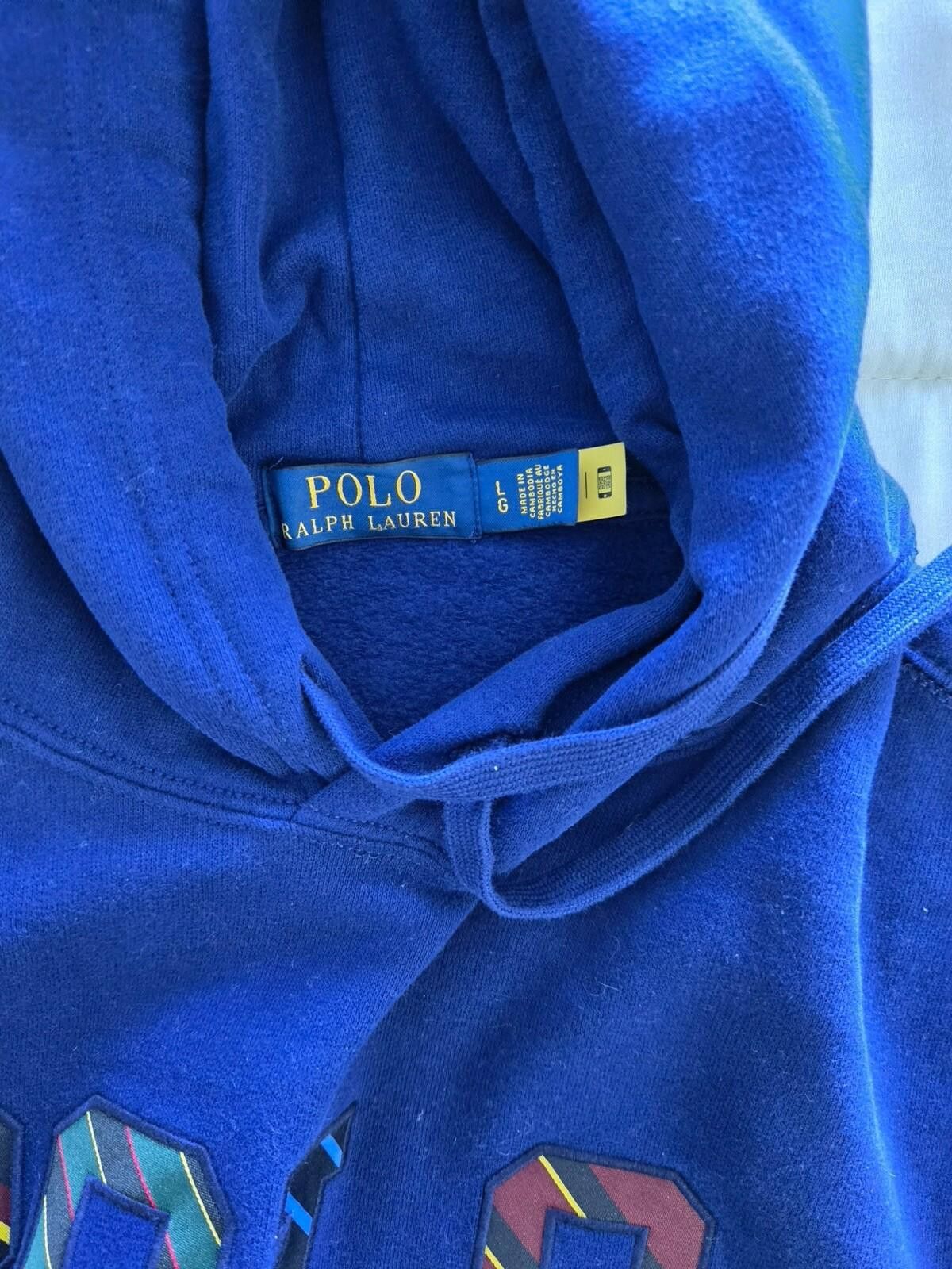 Polo Ralph Lauren Polo Ralph Lauren Boston Common Blue Hooded Sweatshirt Large Size US L / EU 52-54 / 3 - 3 Thumbnail
