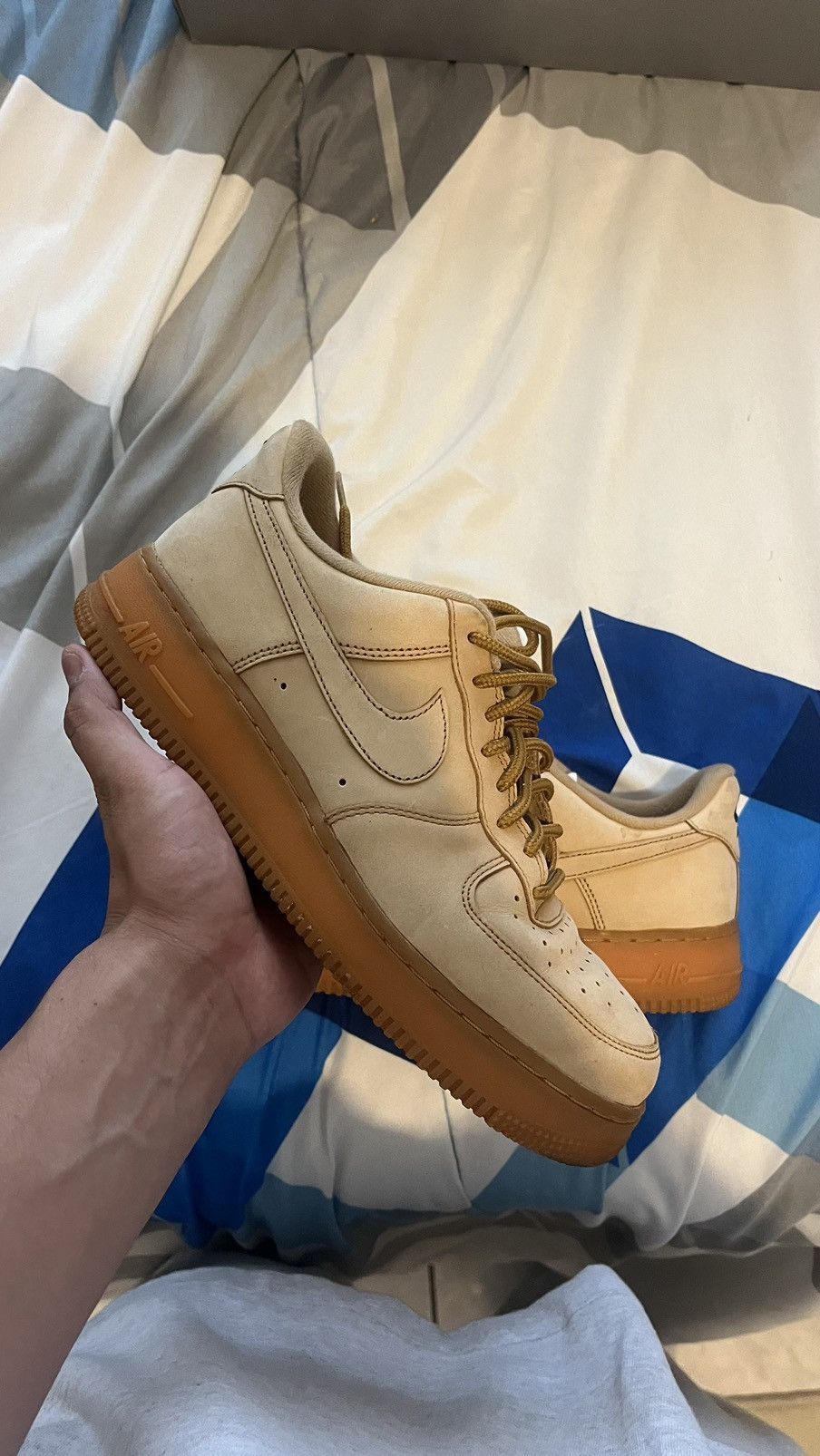 Nike Air Force "Flax" 2017 Size US 8 / EU 41 - 1 Thumbnail
