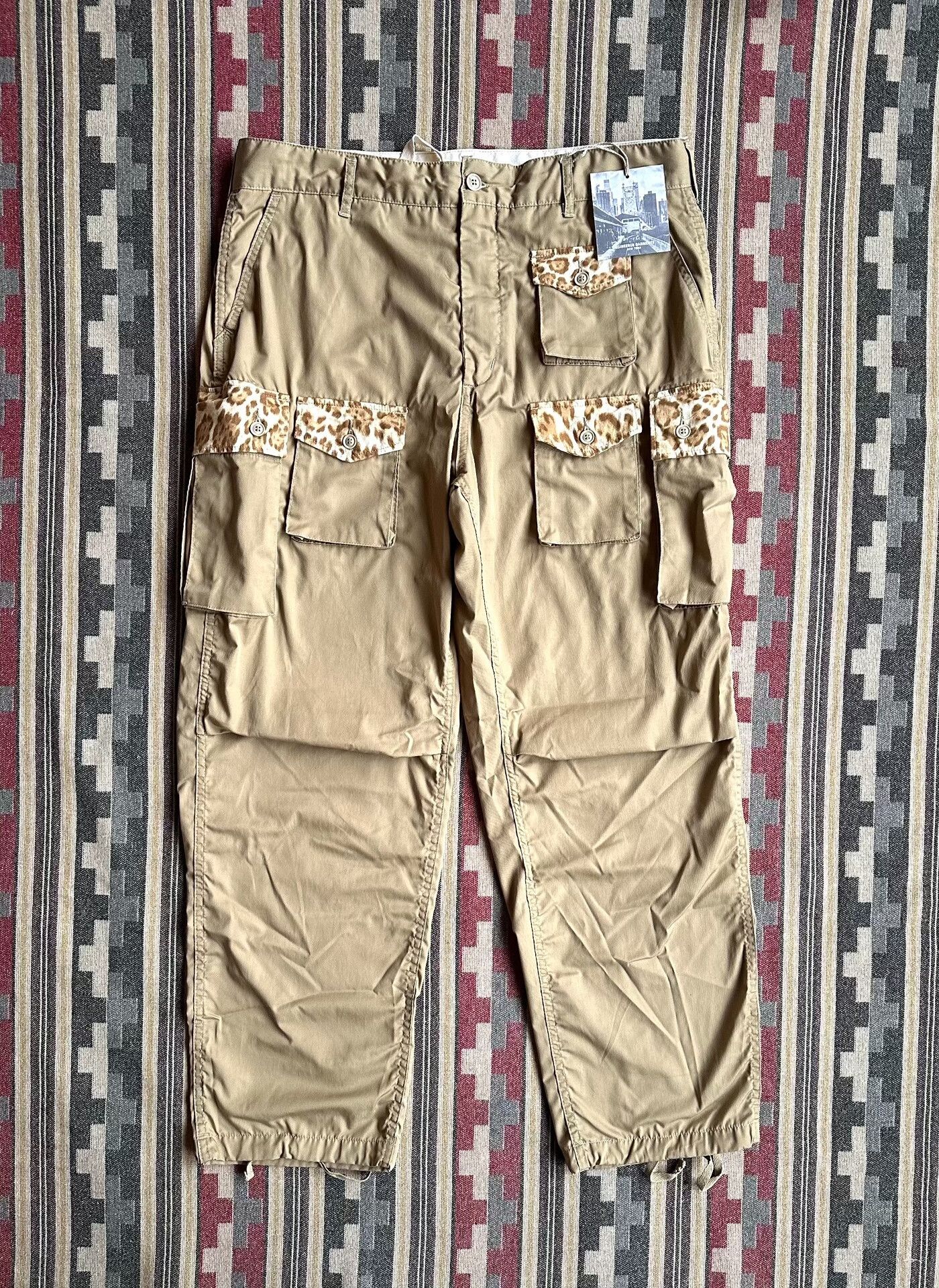 engineered garments multi-pocket cargo pants