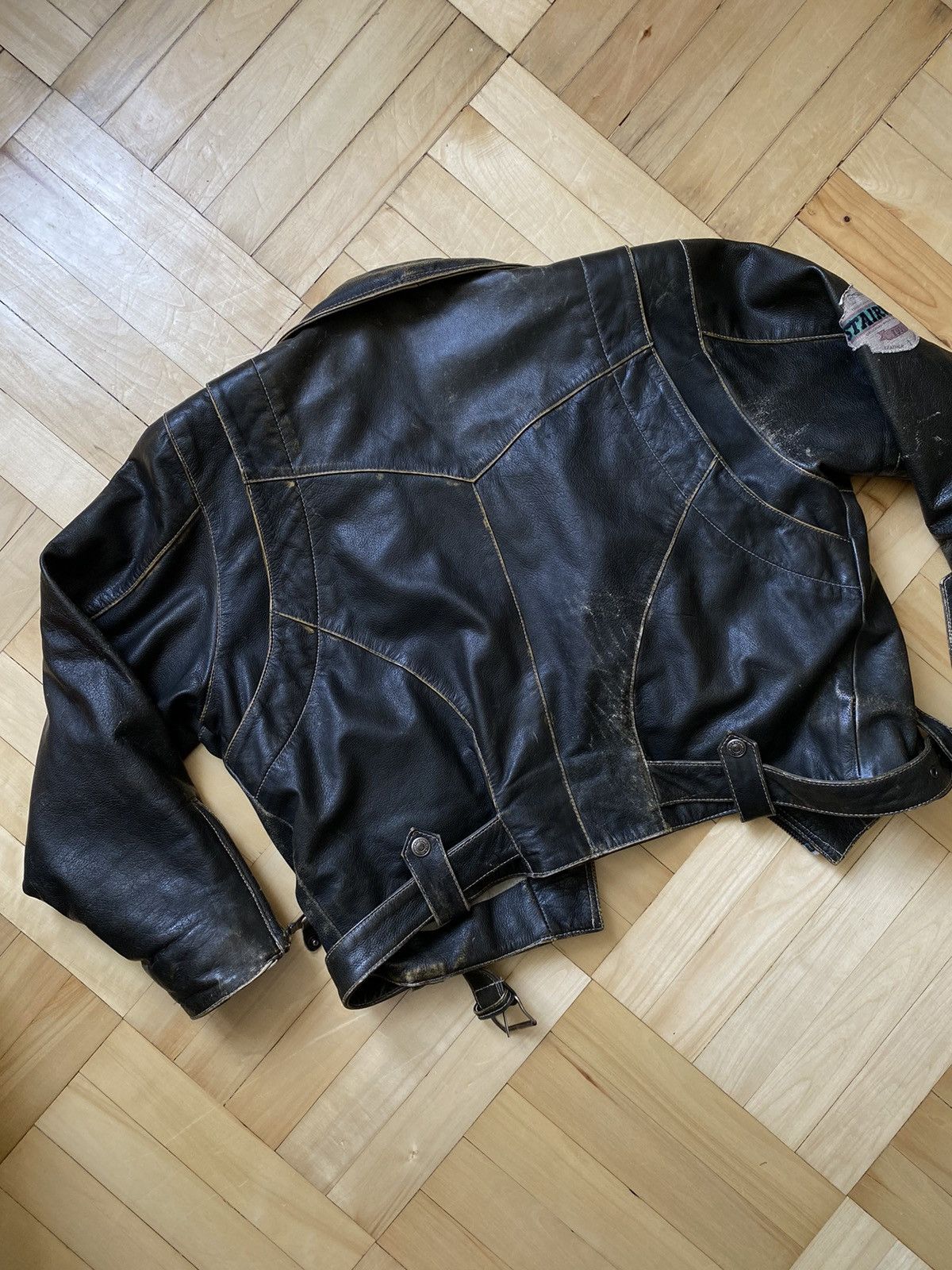 Designer Leather Jacket Stairways Riri Zipper Size US M / EU 48-50 / 2 - 16 Thumbnail