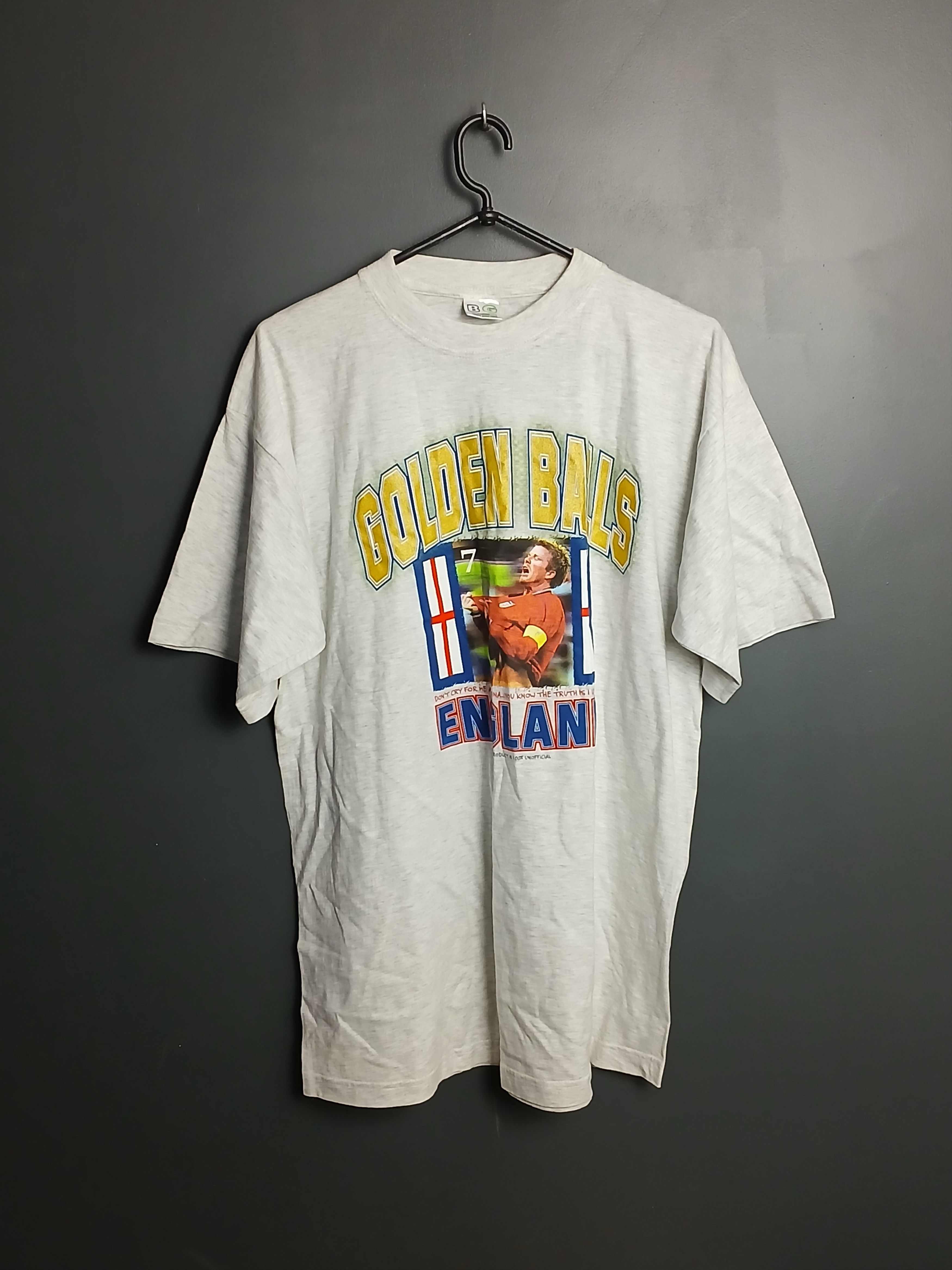 David Beckham × Vintage Vintage David Beckham Football T-Shirt Size US L / EU 52-54 / 3 - 1 Thumbnail