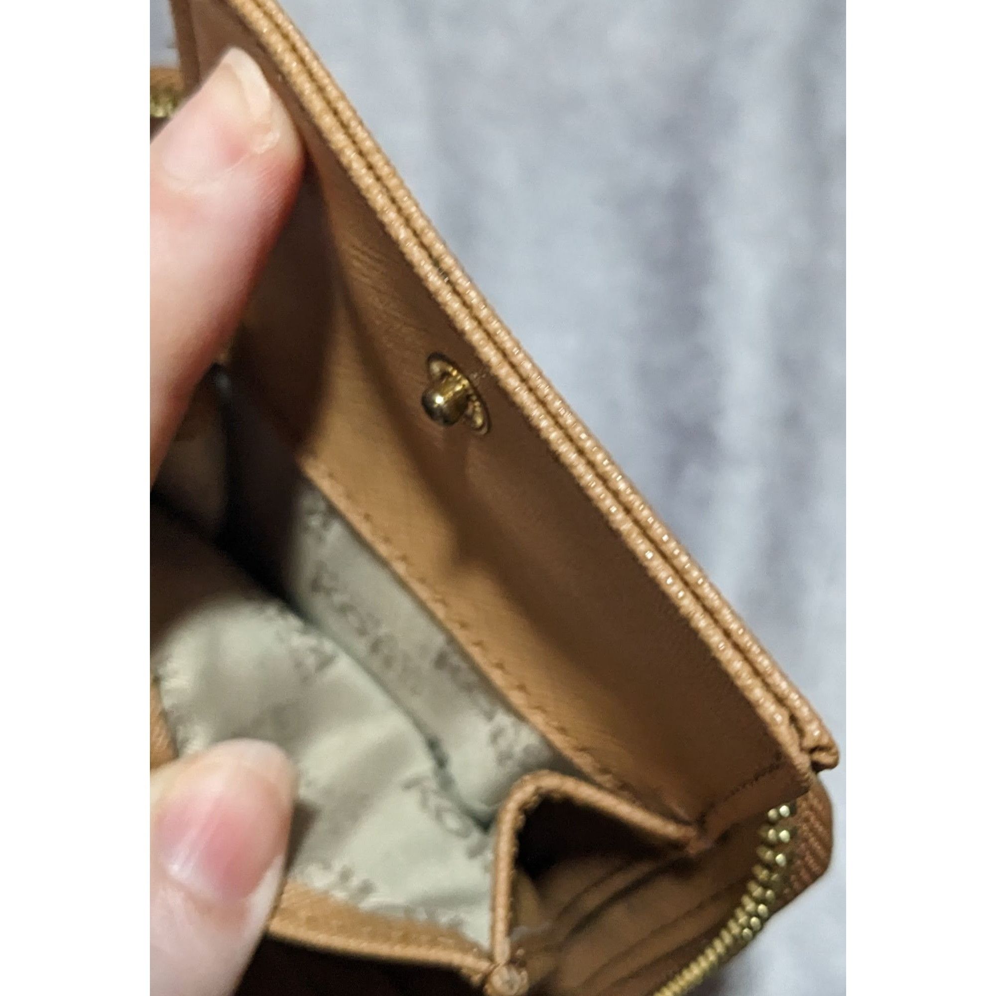 Michael Kors Michael Kors Brown Pebbled Leather Wallet Size ONE SIZE - 14 Thumbnail