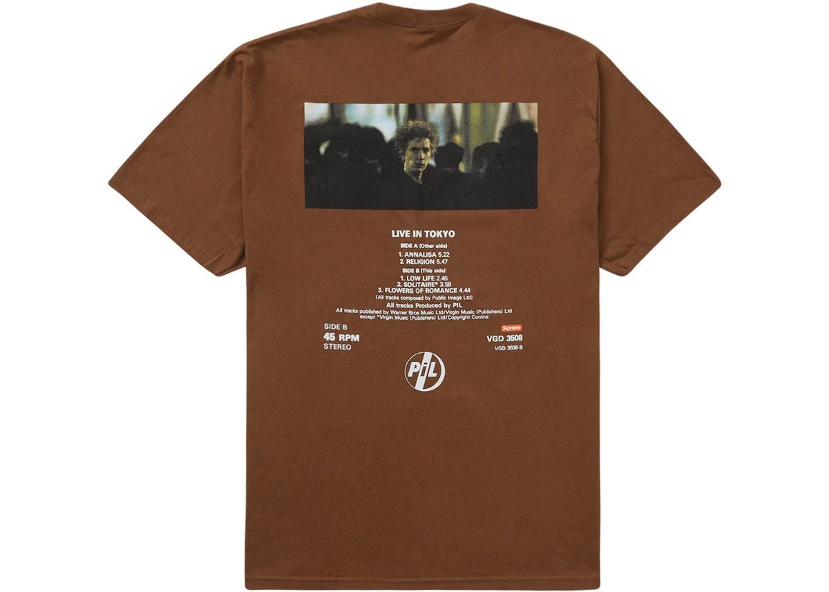 Supreme Supreme PiL Live in Tokyo Tee Size US L / EU 52-54 / 3 - 2 Thumbnail