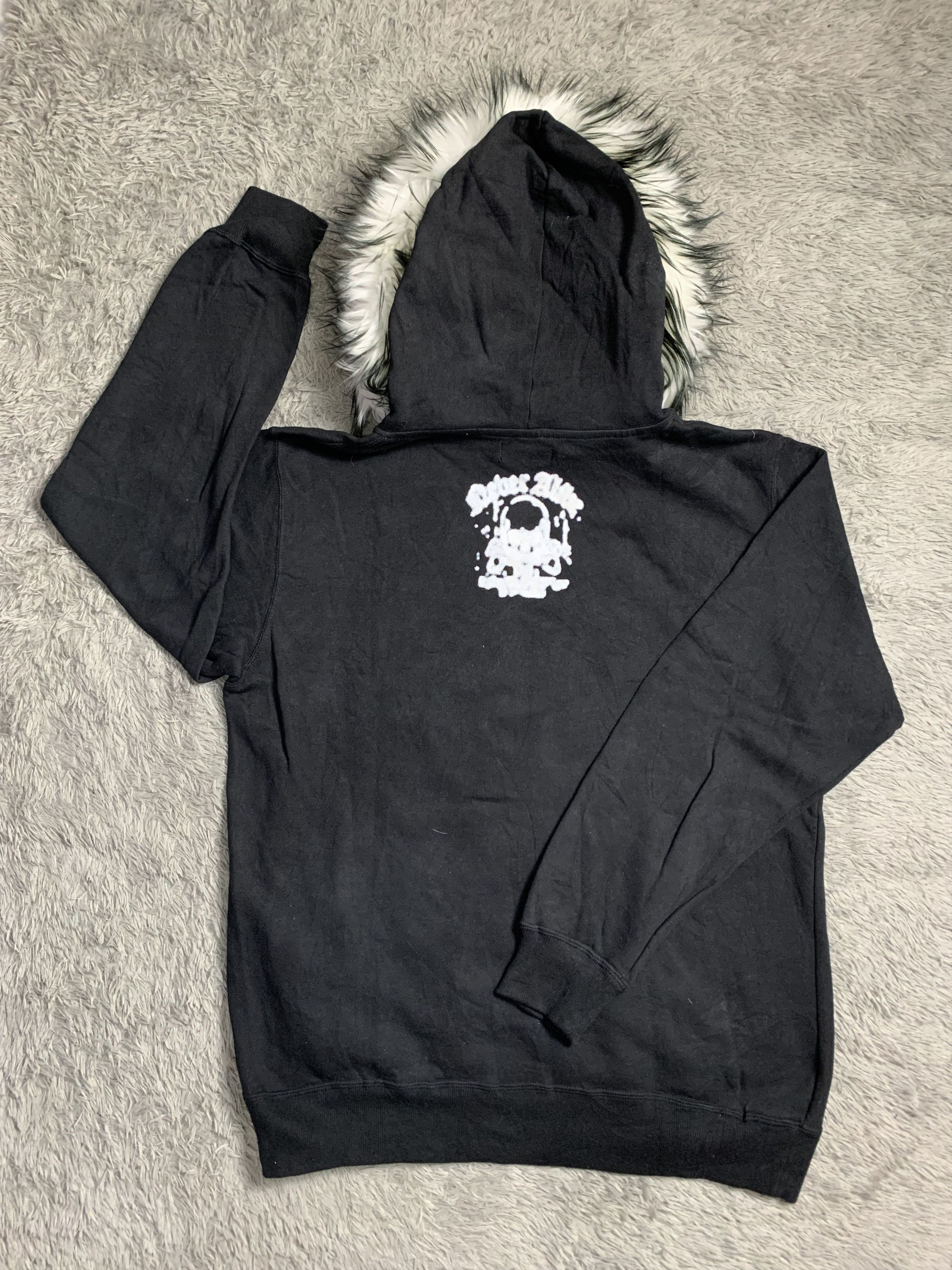 Japanese Brand Faux Fur Y2k Poem Japan Harajuku Size US M / EU 48-50 / 2 - 3 Thumbnail