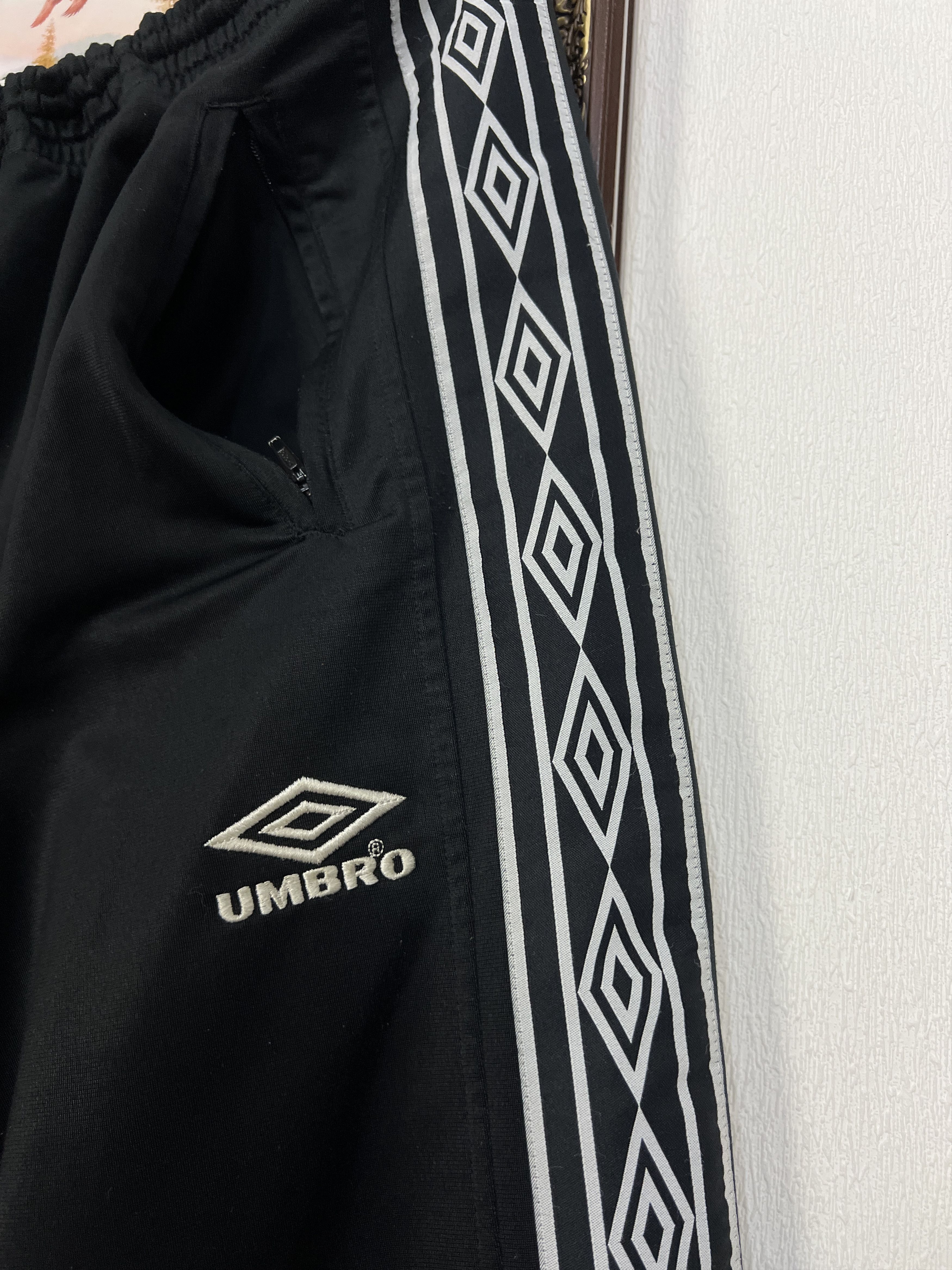 Umbro Vintage Manchester United Football Pants Soccer Sweatpants Size US 38 / EU 54 - 3 Thumbnail