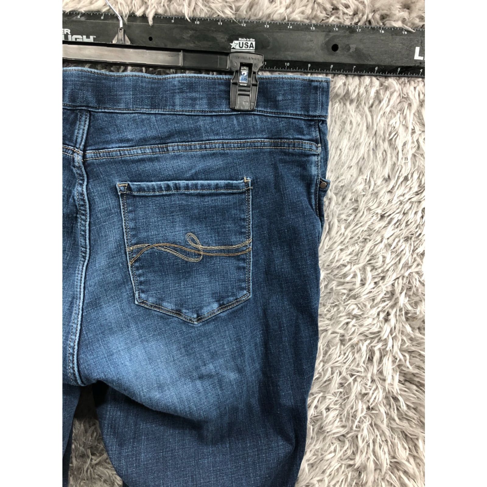 Lee Lee Jeans Skinny Womens Plus 20W Medium Blue Modern Series 20W Lee Premium Classic Size 42" / US 20 - 7 Thumbnail