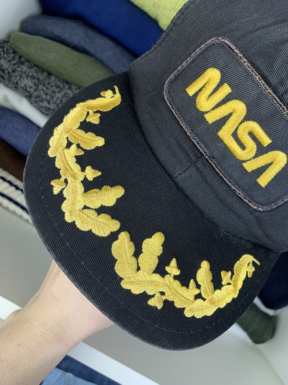 NASA × Vintage Vintage NASA Mesh Cap Hat Size ONE SIZE - 3 Thumbnail