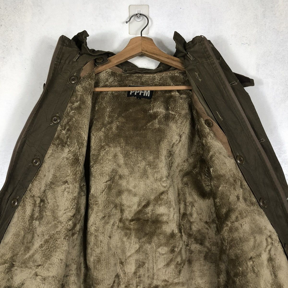 PPFM 📌VINTAGE BIKER JACKET PPFM JAPAN SHEARLING BLANKET Size US L / EU 52-54 / 3 - 15 Thumbnail