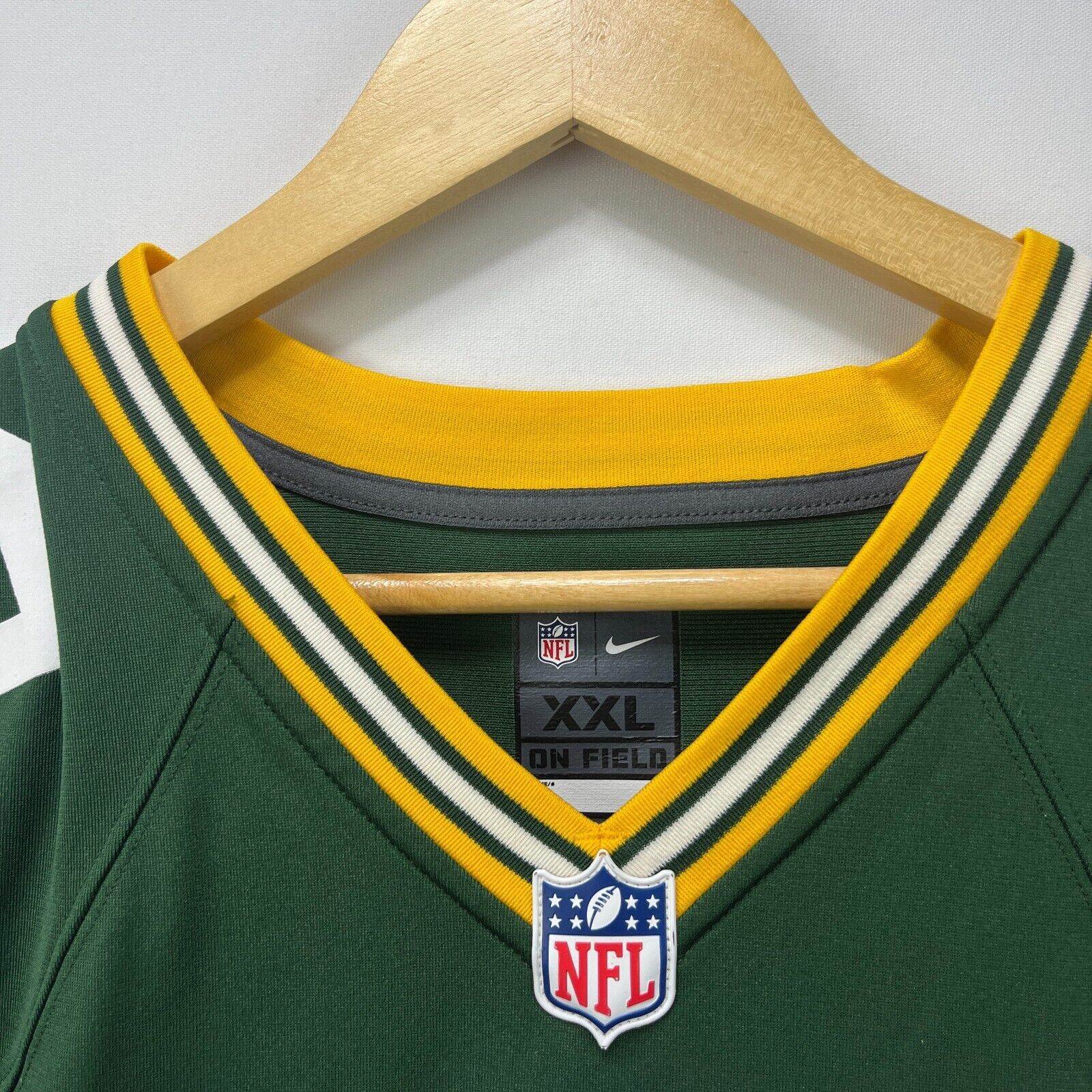 Nike × Vintage Vintage Nike Green Bay Packers No. 12 Aaron Rodgers NFL 2XL Size US XXL / EU 58 / 5 - 6 Thumbnail