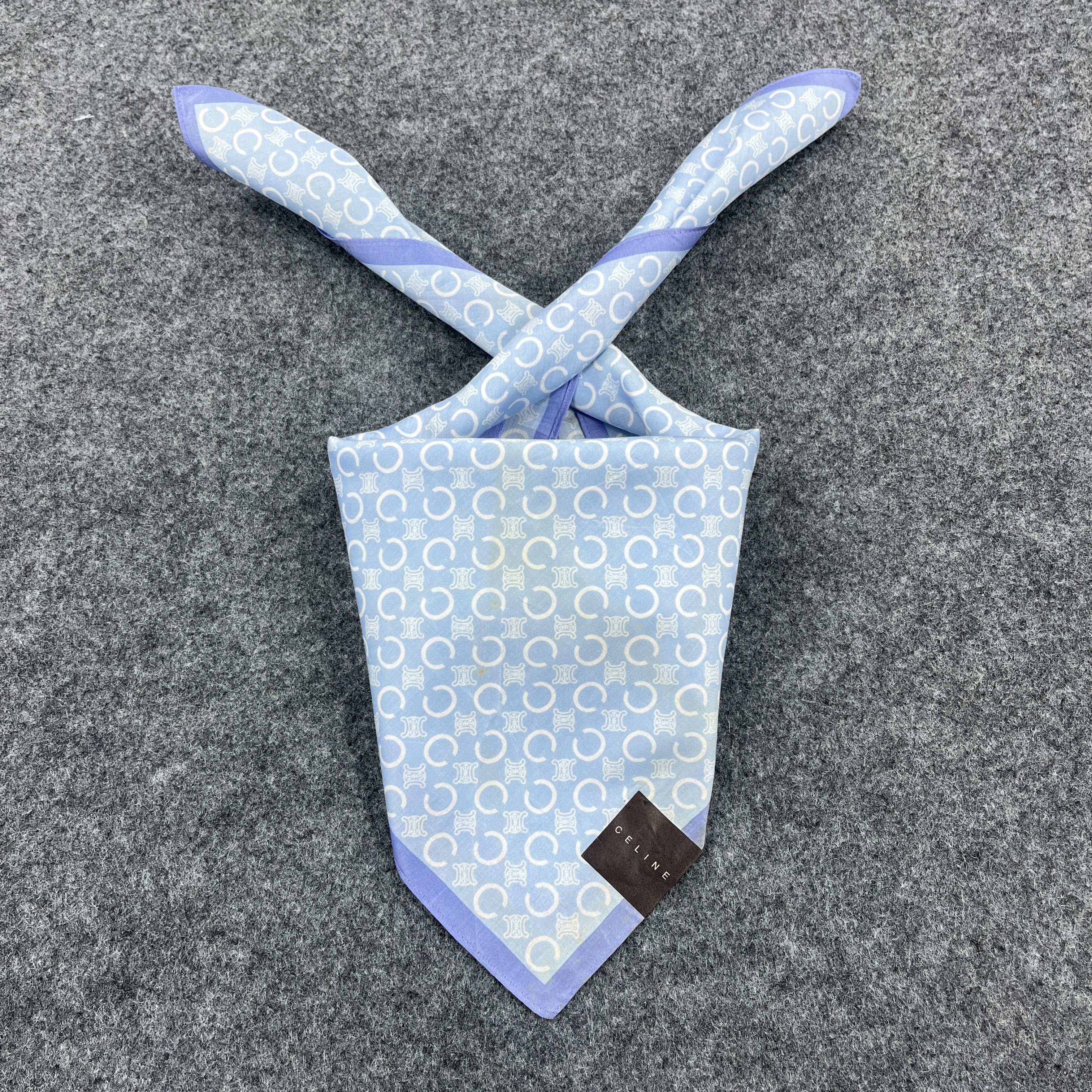 Celine Celine Handkerchief Neckerchief Bandana B951 Size ONE SIZE - 3 Thumbnail