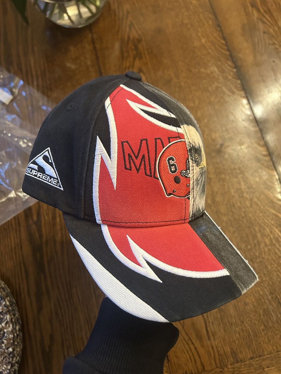 Maison Margiela × Supreme Supreme x MM6 Maison Margiela 6 Panel Cap Black SS26 Size ONE SIZE - 4 Thumbnail