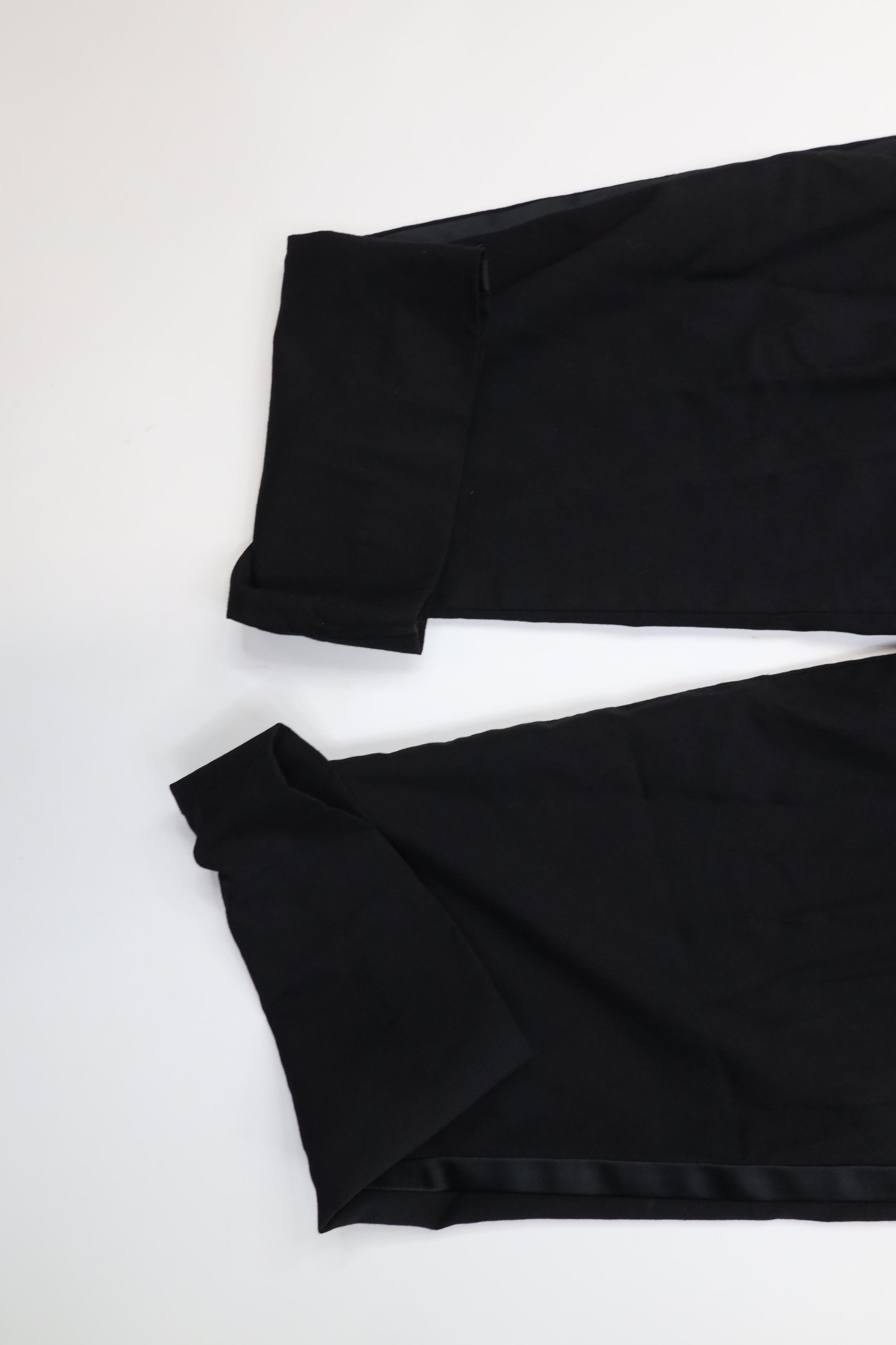 Vintage Vintage 90s Streetwear Tuxedo Wedding Prom Pants Wide Leg Size US 32 / EU 48 - 5 Thumbnail