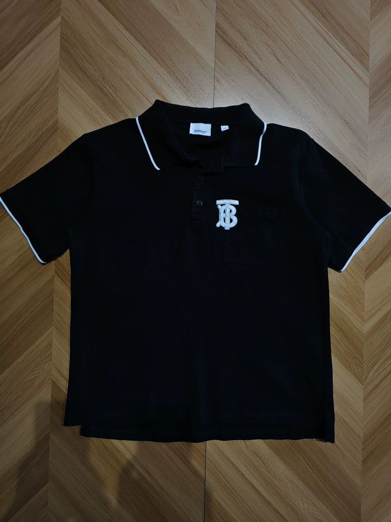 Burberry Burberry Black Polo Shirt with Logo-yf Size US XS / EU 42 / 0 - 1 Thumbnail