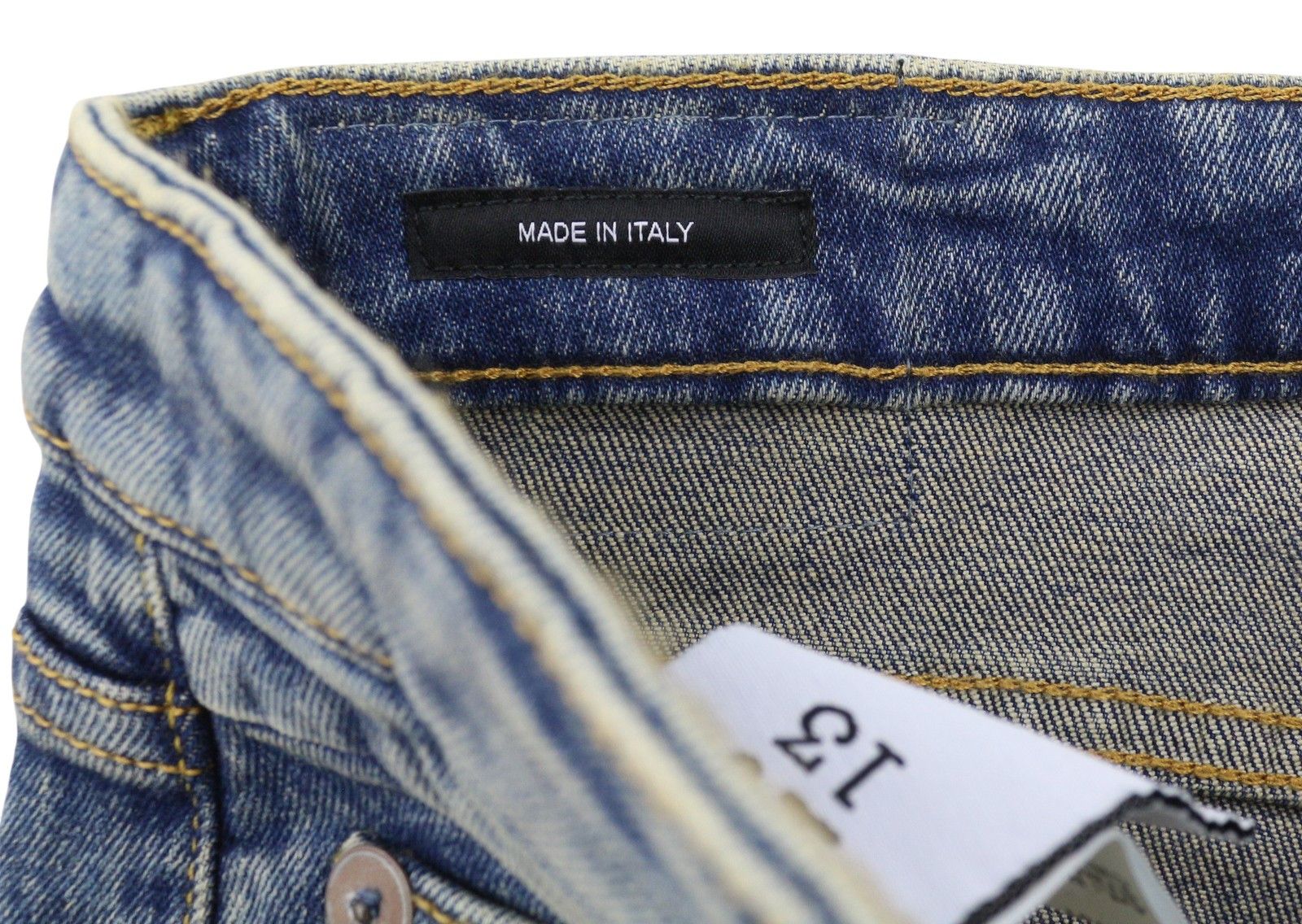R13 BOY STRAIGHT 29 Kelly Faded Blue RRP699 87182 Size 29" - 11 Thumbnail