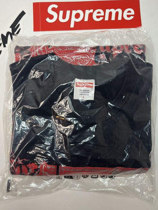 Supreme Supreme Saint Sebastian L/S Tee Navy (Large) | Grailed