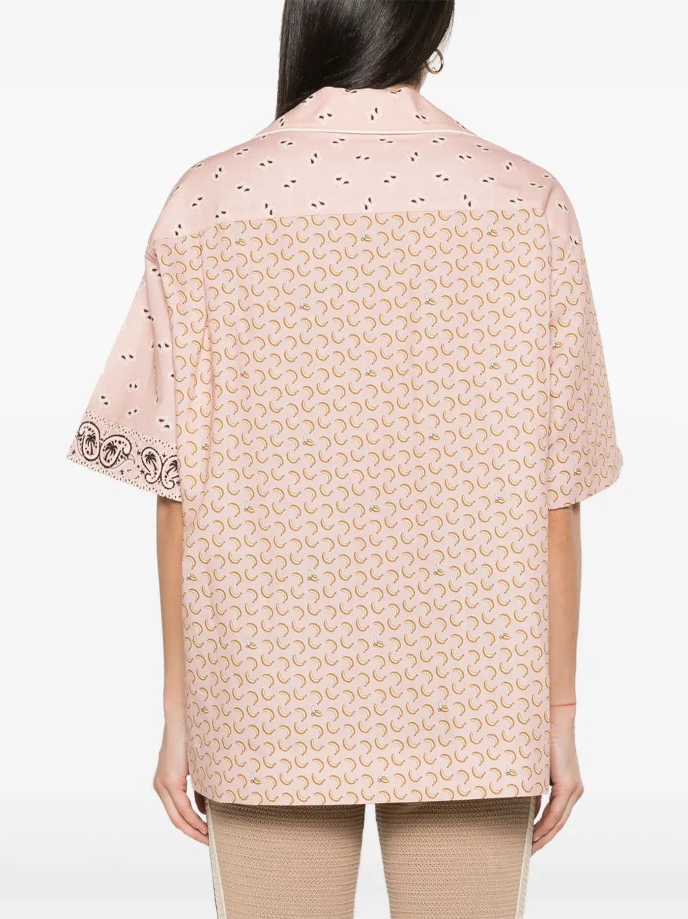 Palm Angels o1y1125 Linen Shirt in Multicolor Size XS / US 0-2 / IT 36-38 - 3 Thumbnail