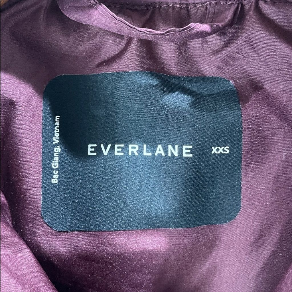 Everlane Everlane Lightweight Puffer Jacket in Burgunday Size XXS Size XXS / US 00 / IT 34 - 8 Thumbnail