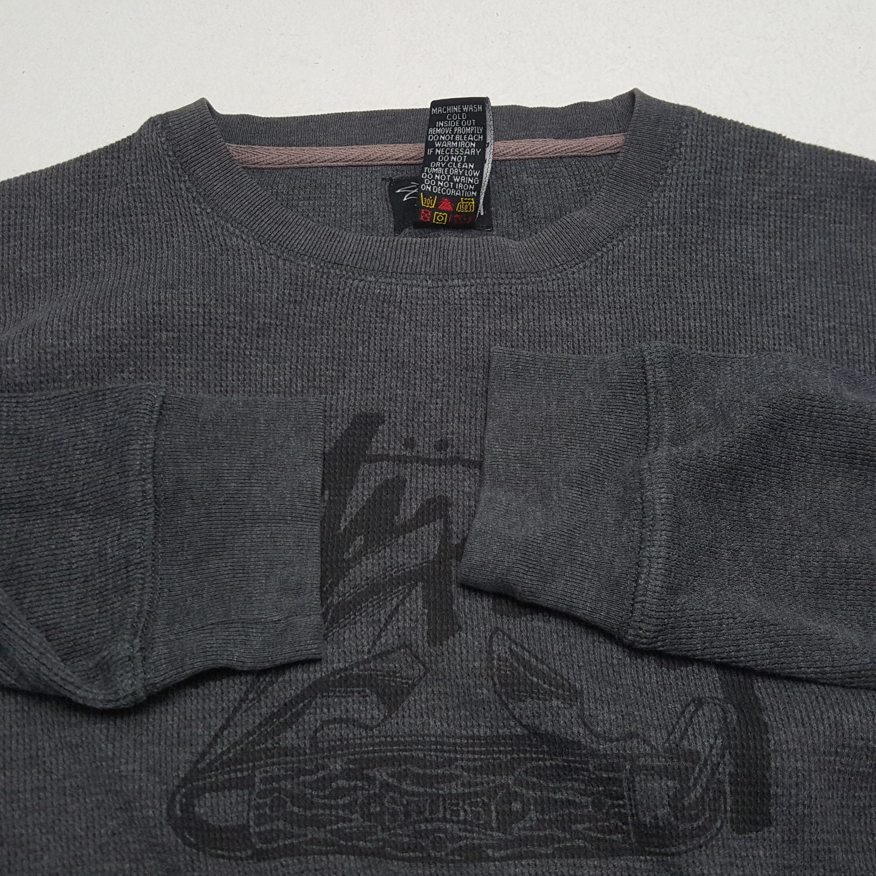 Stussy × Vintage STUSSY Streetwear Skateboard Center Design Sweatshirt Size US M / EU 48-50 / 2 - 9 Thumbnail