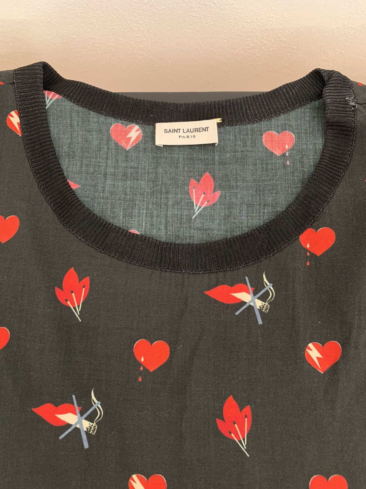 Yves Saint Laurent Saint Laurent Paris T-Shirt Size S / US 4 / IT 40 - 10 Thumbnail